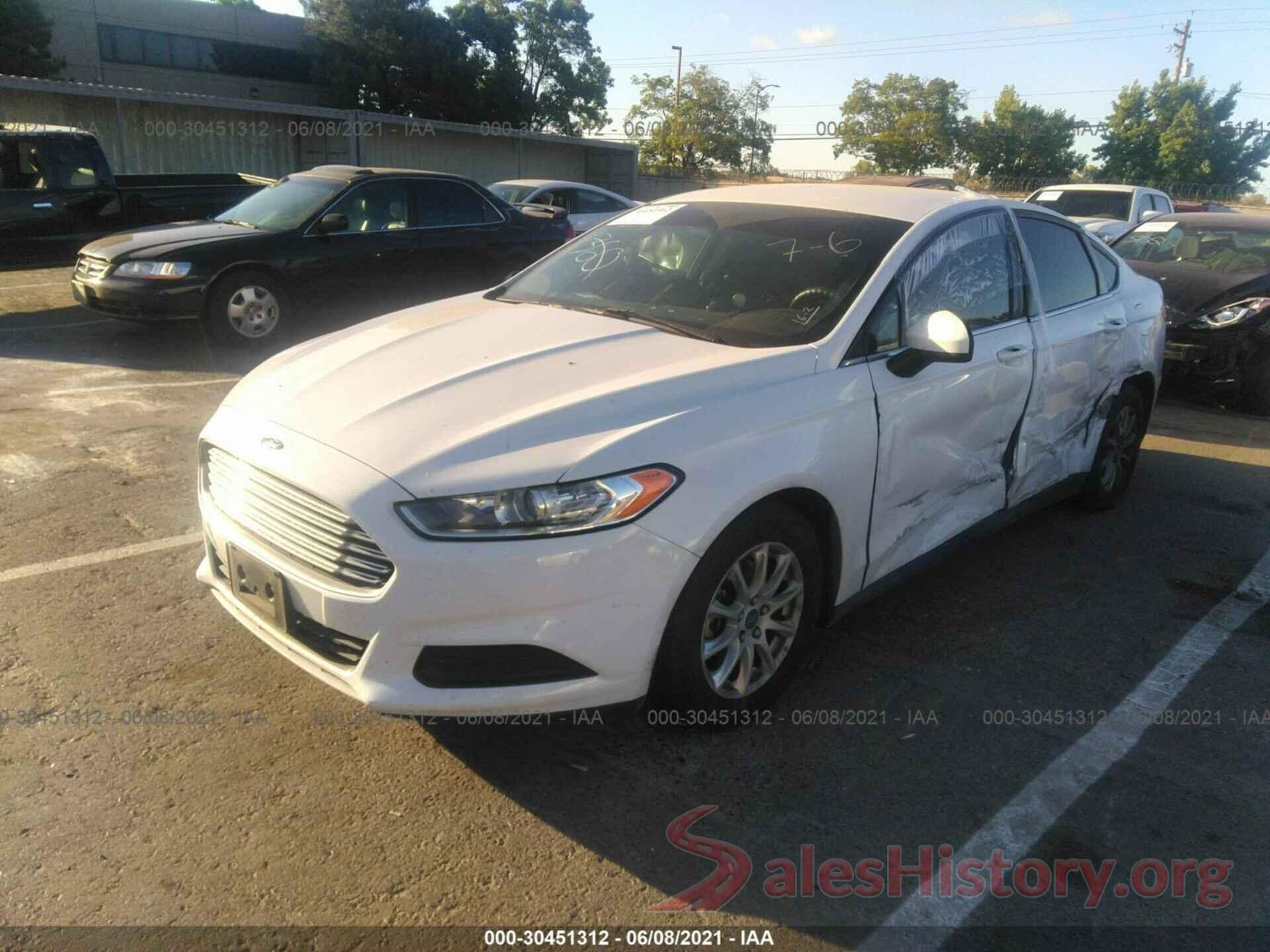 3FA6P0G76GR195840 2016 FORD FUSION