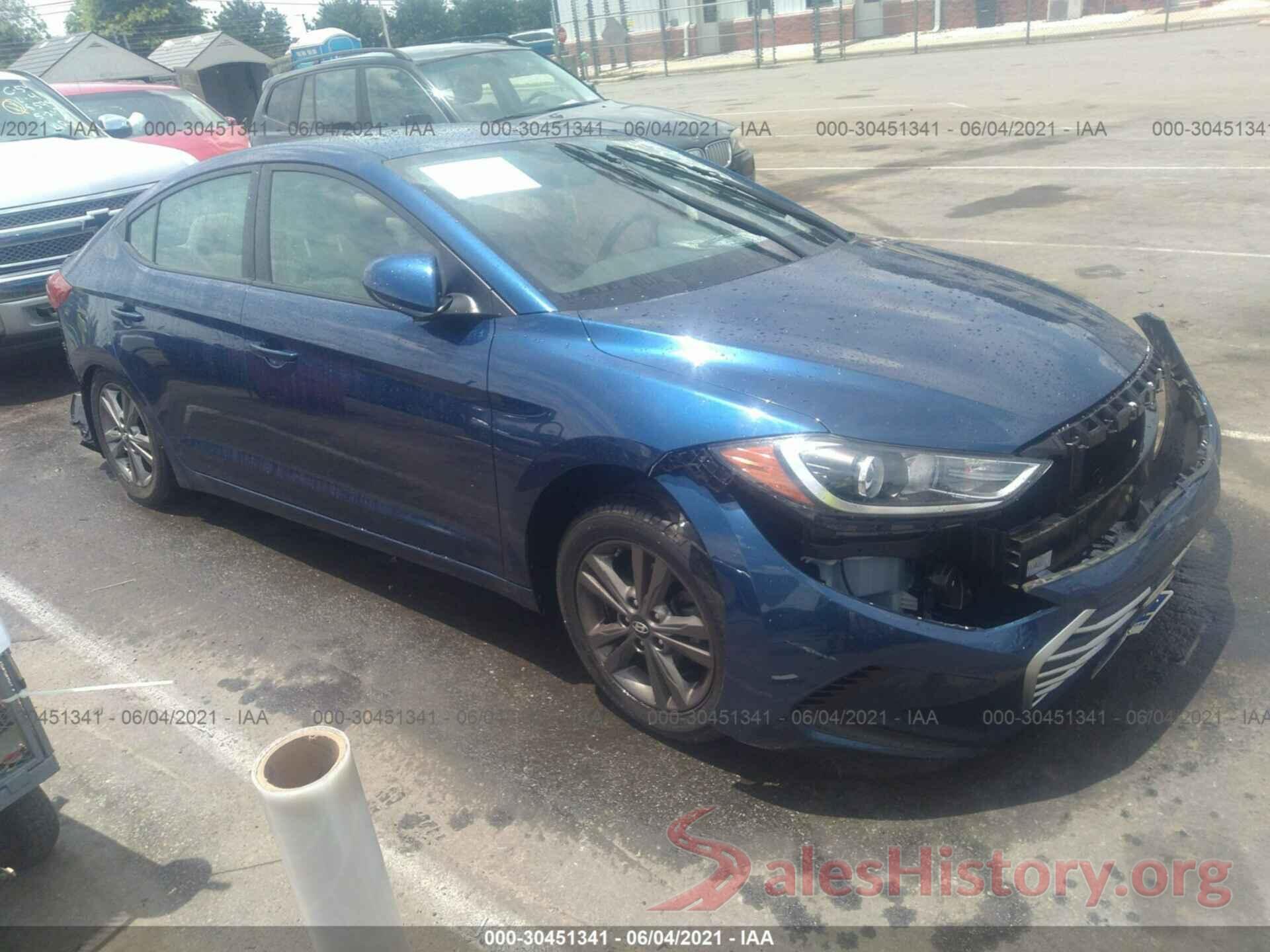 5NPD84LF6HH124127 2017 HYUNDAI ELANTRA