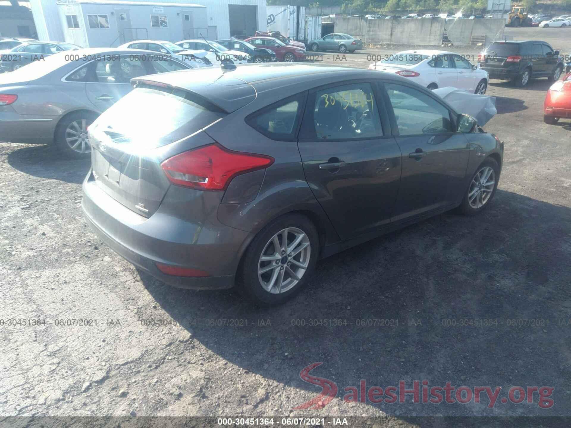 1FADP3K2XGL205160 2016 FORD FOCUS