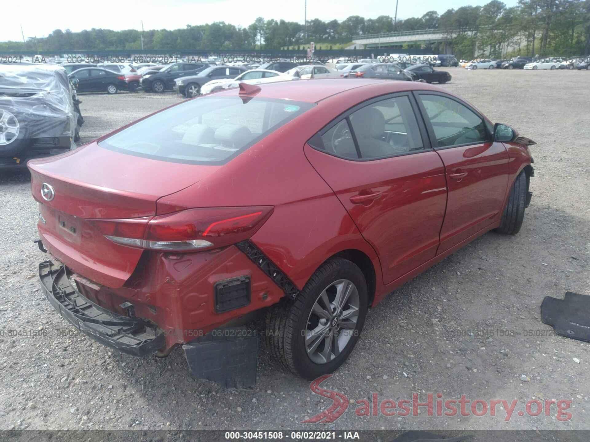 5NPD84LF6HH115878 2017 HYUNDAI ELANTRA