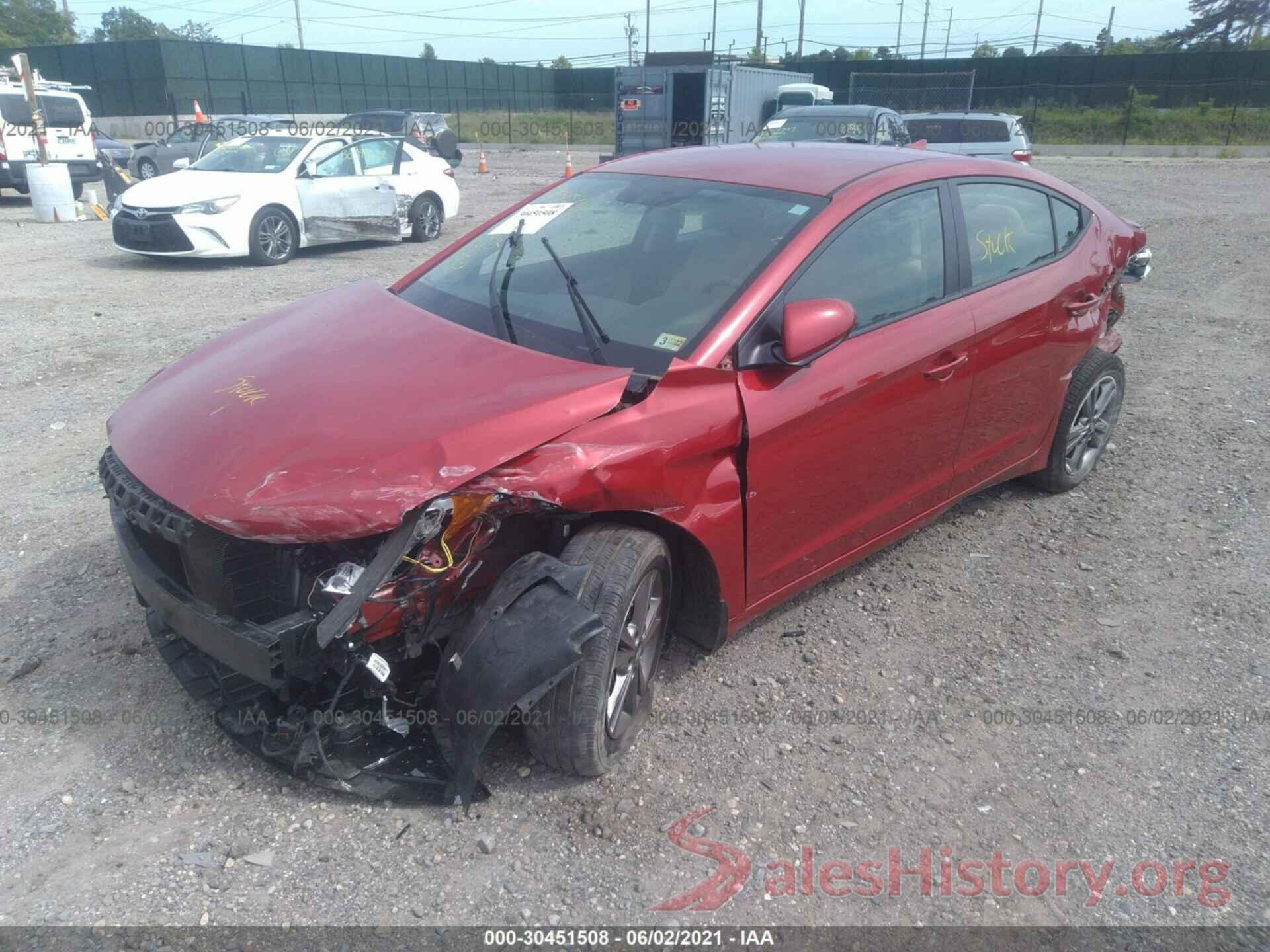 5NPD84LF6HH115878 2017 HYUNDAI ELANTRA