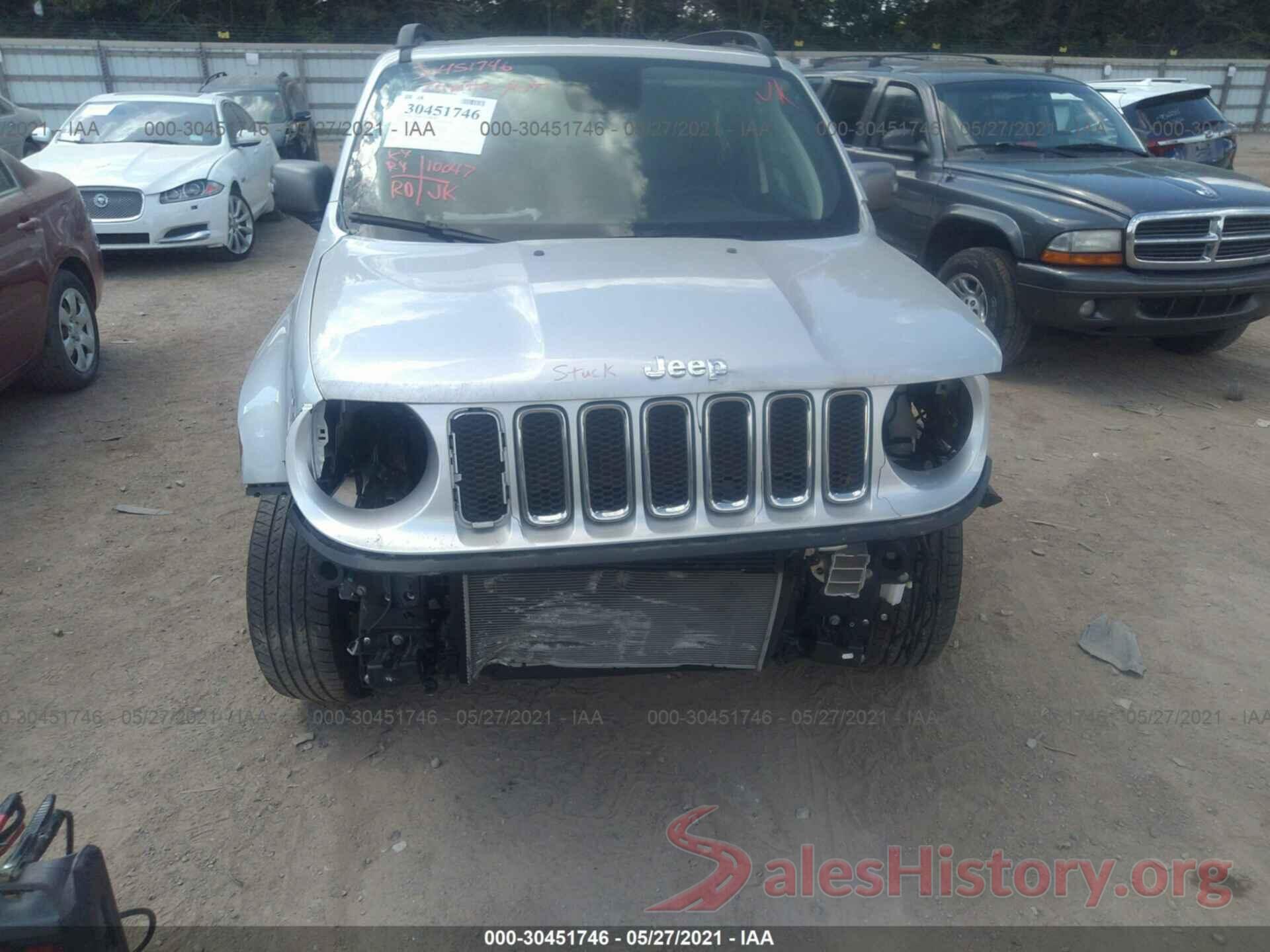 ZACNJBD16KPJ86204 2019 JEEP RENEGADE