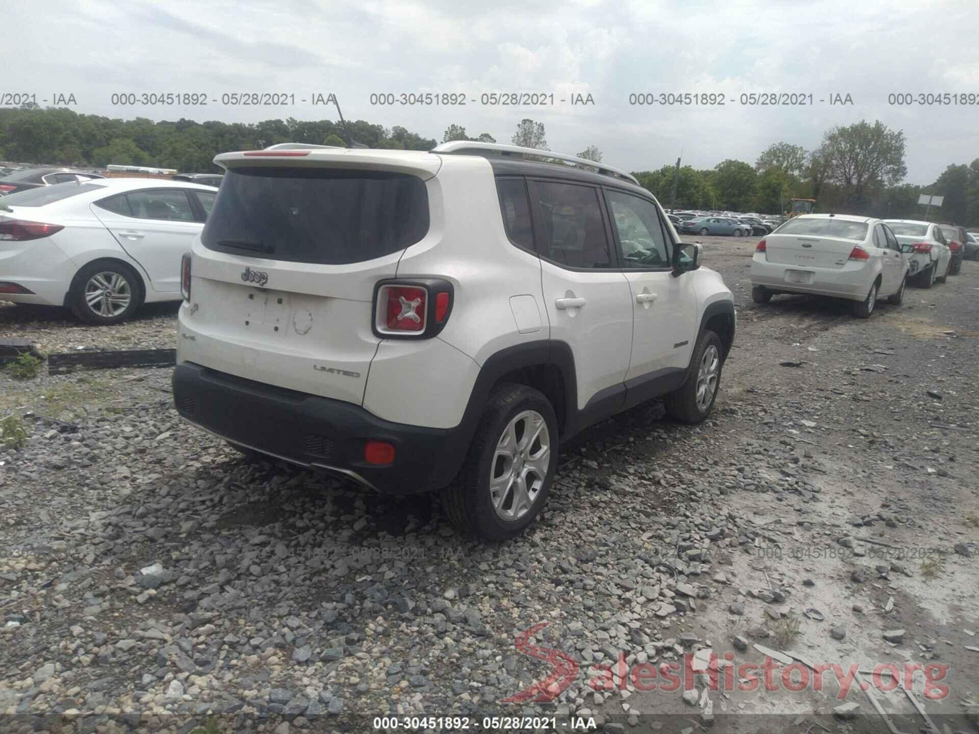 ZACCJBDTXGPE07998 2016 JEEP RENEGADE