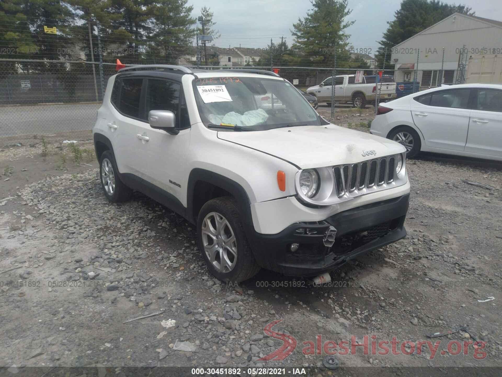 ZACCJBDTXGPE07998 2016 JEEP RENEGADE