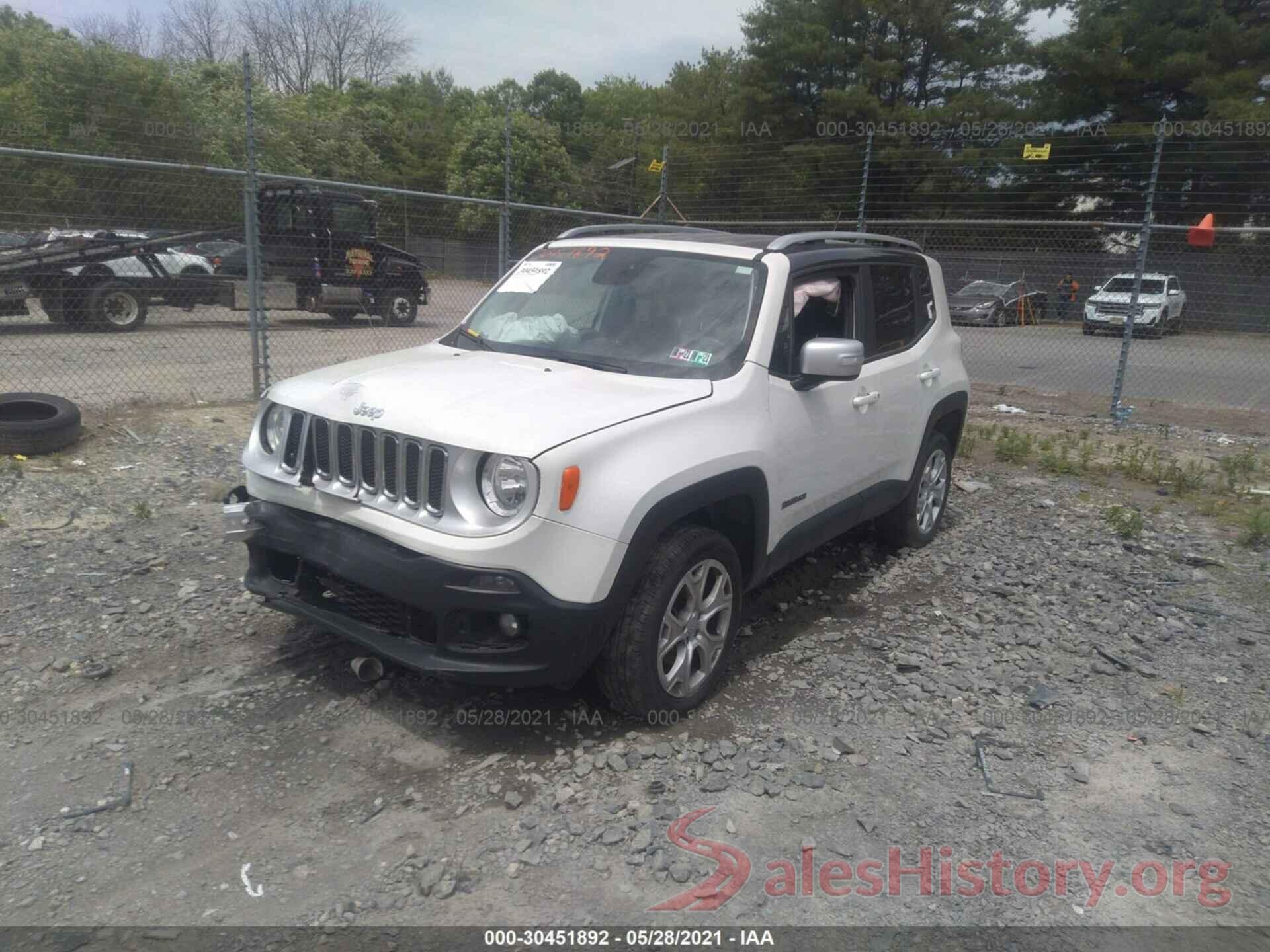 ZACCJBDTXGPE07998 2016 JEEP RENEGADE