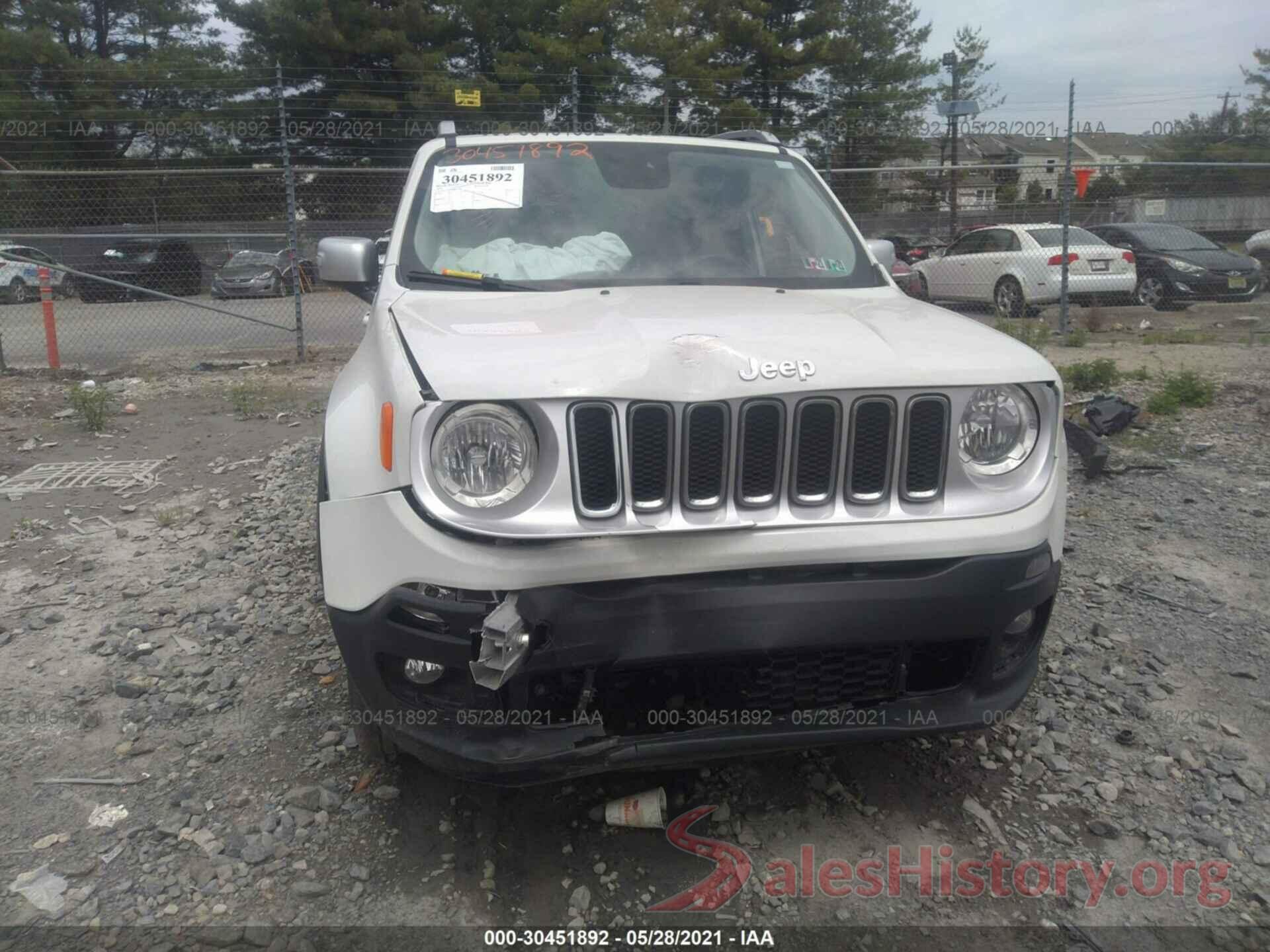 ZACCJBDTXGPE07998 2016 JEEP RENEGADE