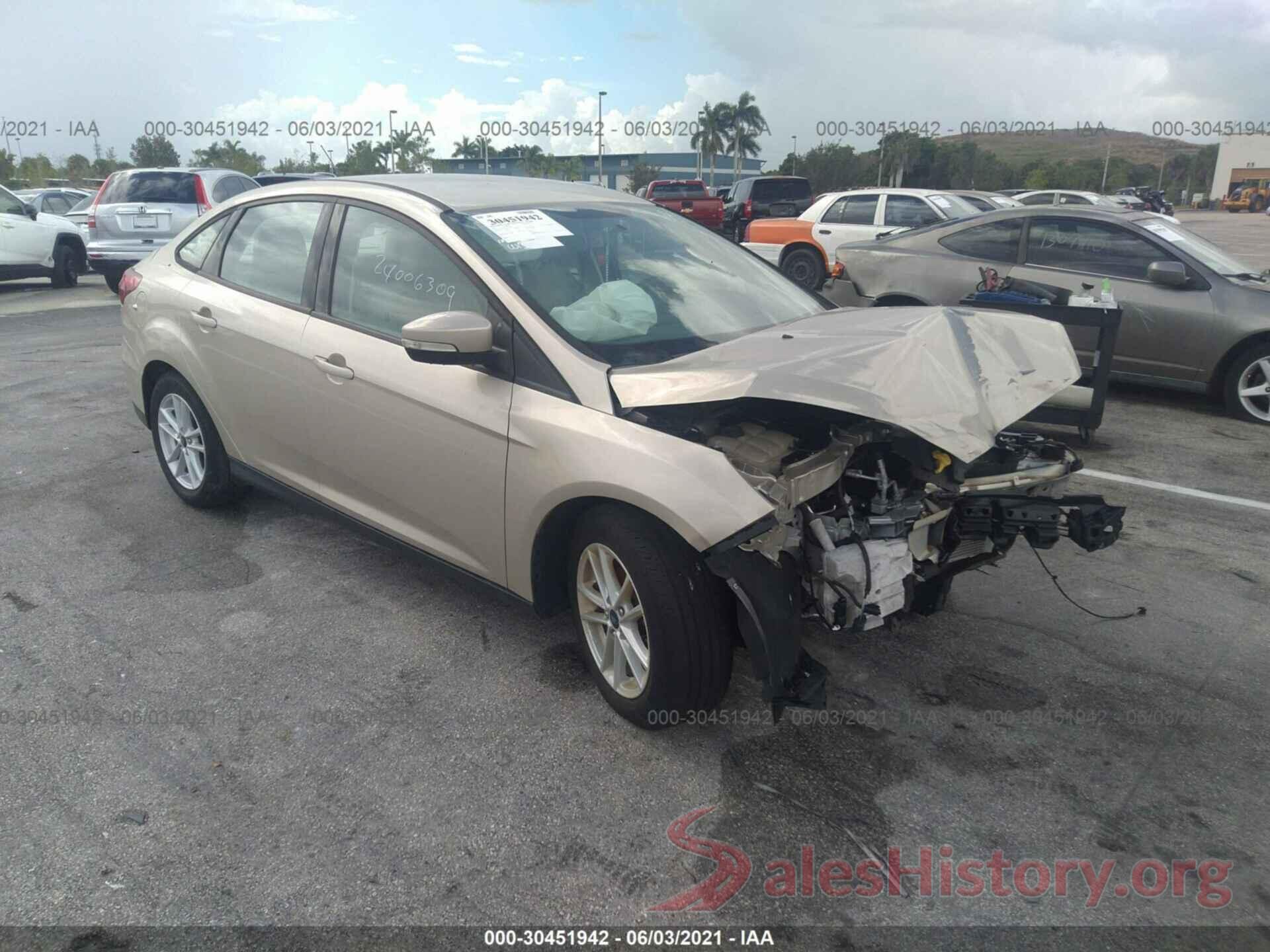 1FADP3F27HL346019 2017 FORD FOCUS