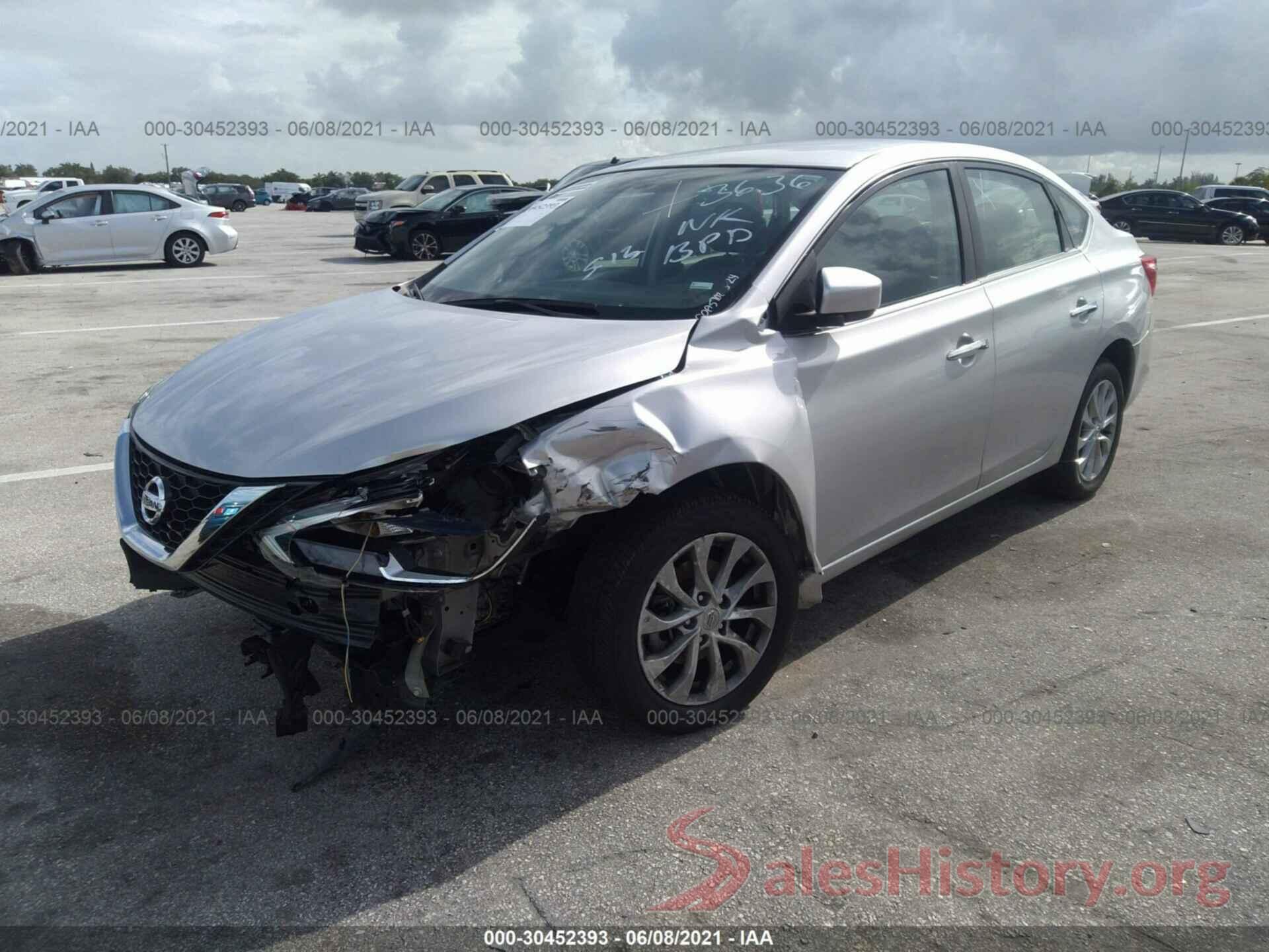 3N1AB7AP6KY343636 2019 NISSAN SENTRA