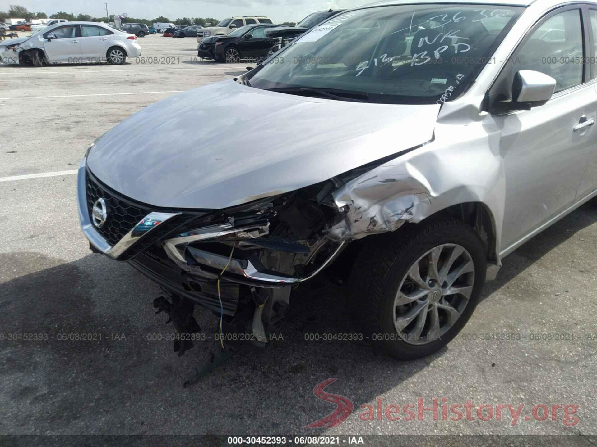 3N1AB7AP6KY343636 2019 NISSAN SENTRA