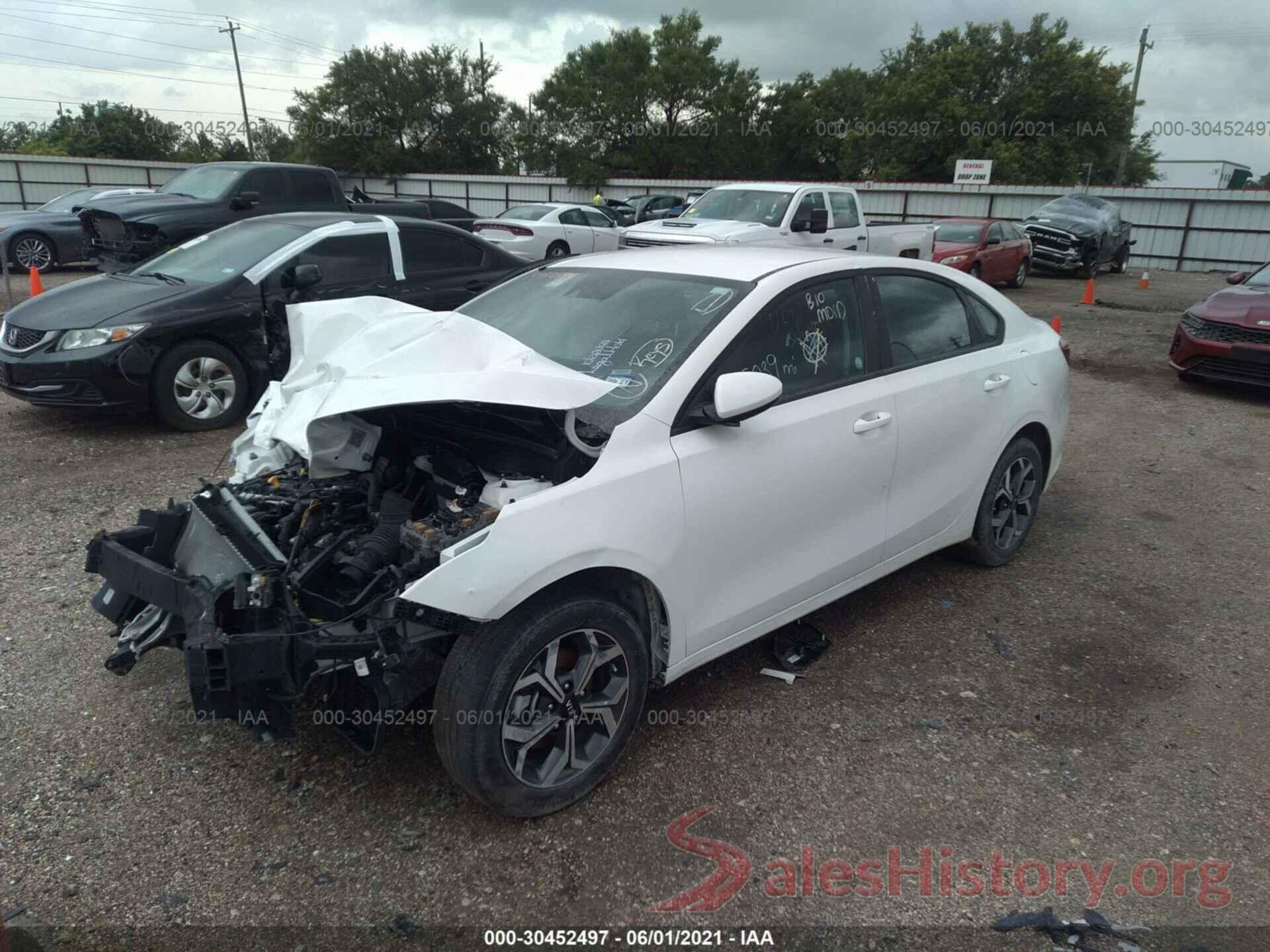 3KPF24AD1LE148666 2020 KIA FORTE