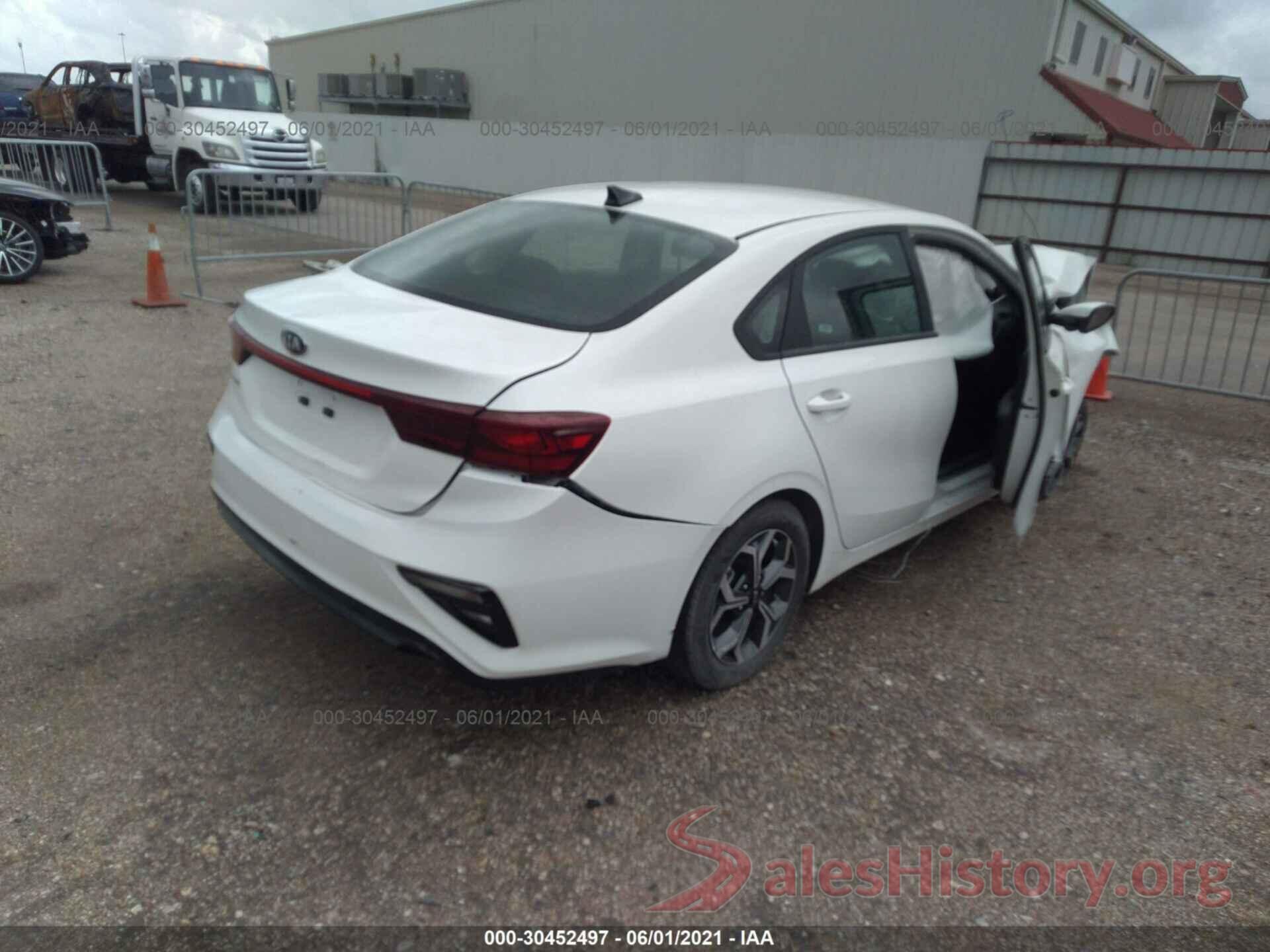 3KPF24AD1LE148666 2020 KIA FORTE