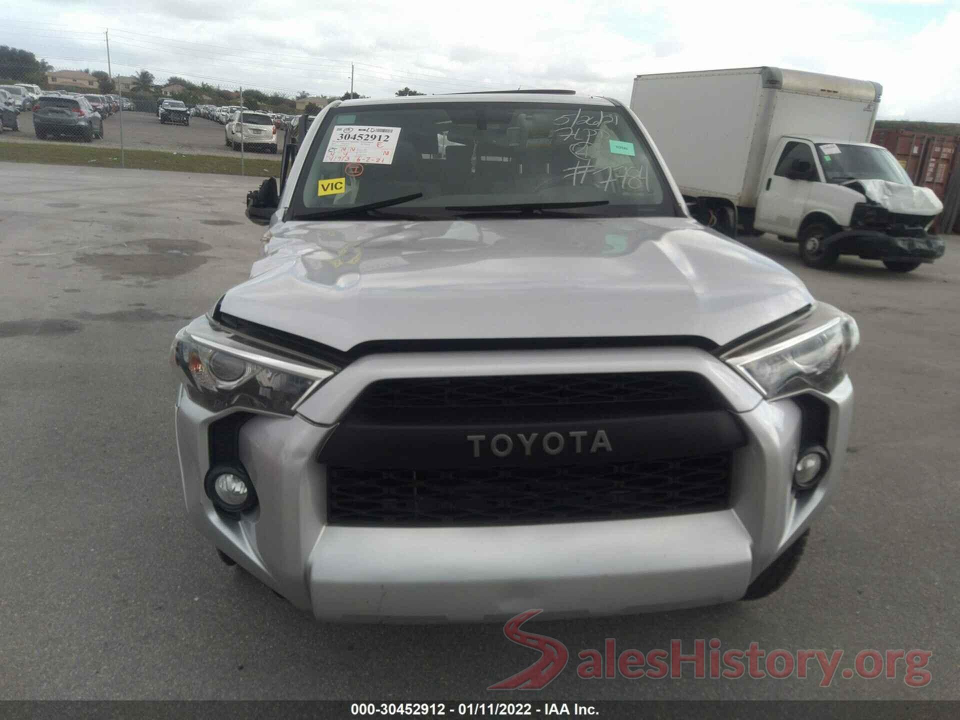 JTEBU5JRXJ5547784 2018 TOYOTA 4RUNNER