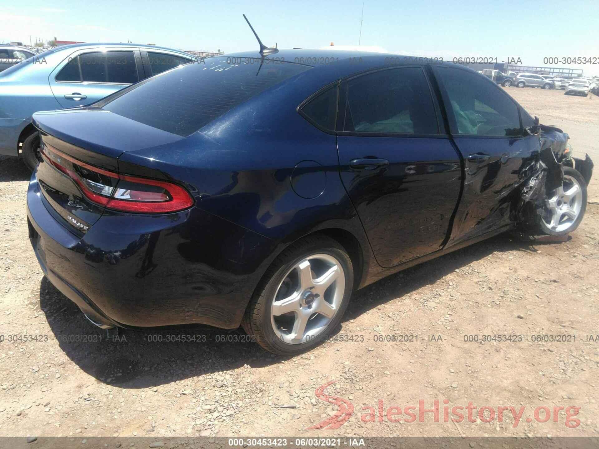 1C3CDFBB9GD565261 2016 DODGE DART