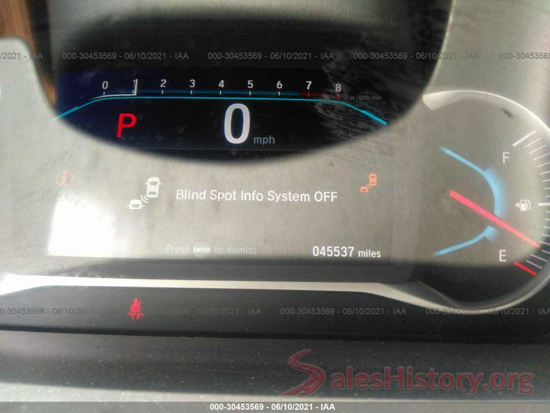 5FNYF6H55KB021502 2019 HONDA PILOT