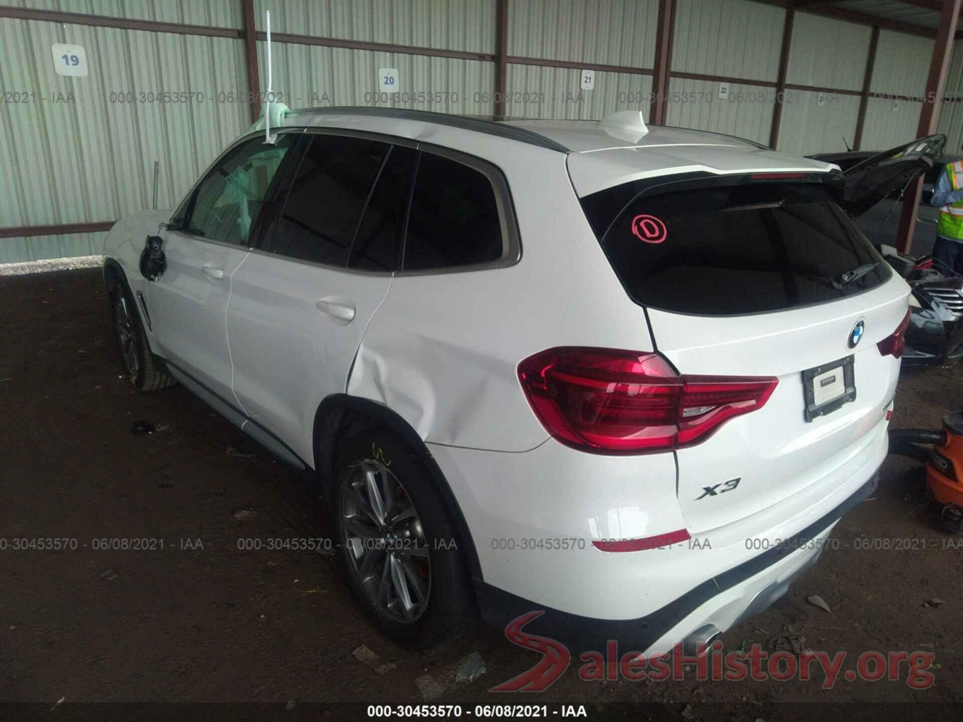 5UXTR7C51KLF36882 2019 BMW X3