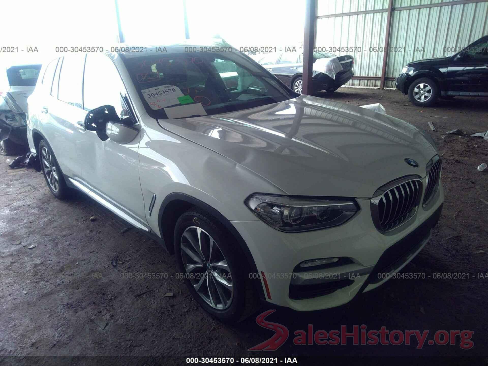 5UXTR7C51KLF36882 2019 BMW X3