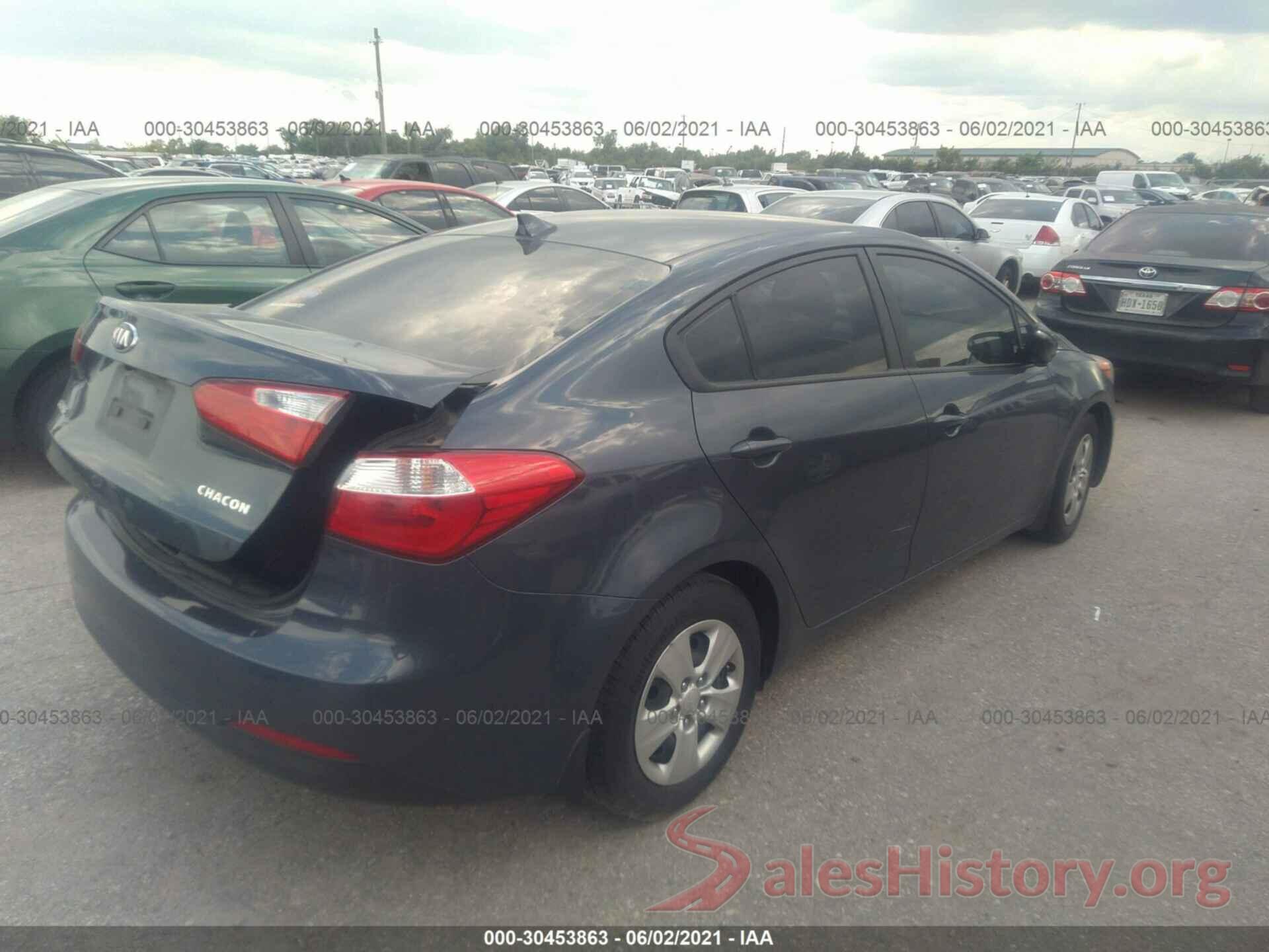 KNAFX4A60G5516627 2016 KIA FORTE