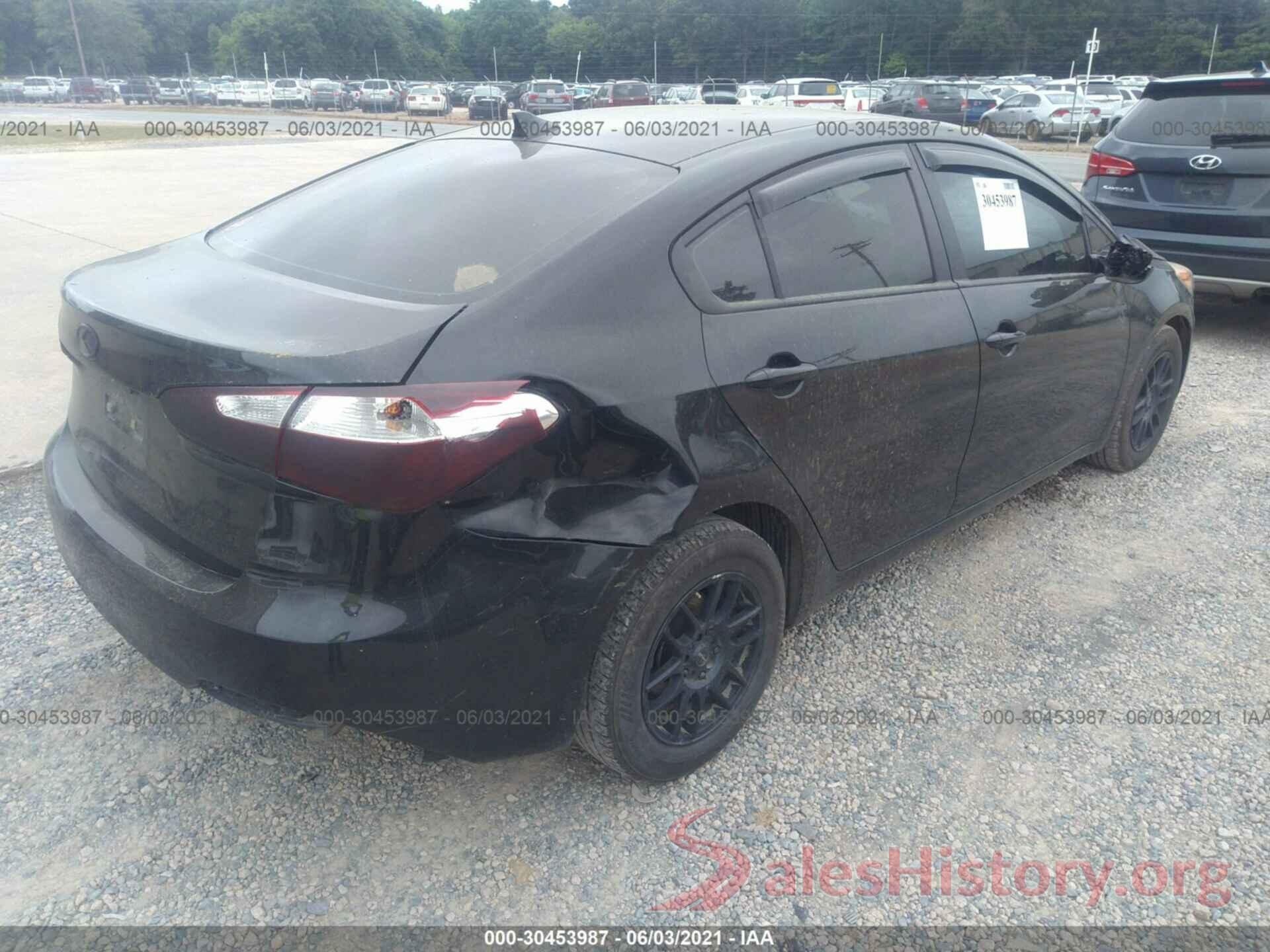 KNAFK4A6XG5597392 2016 KIA FORTE