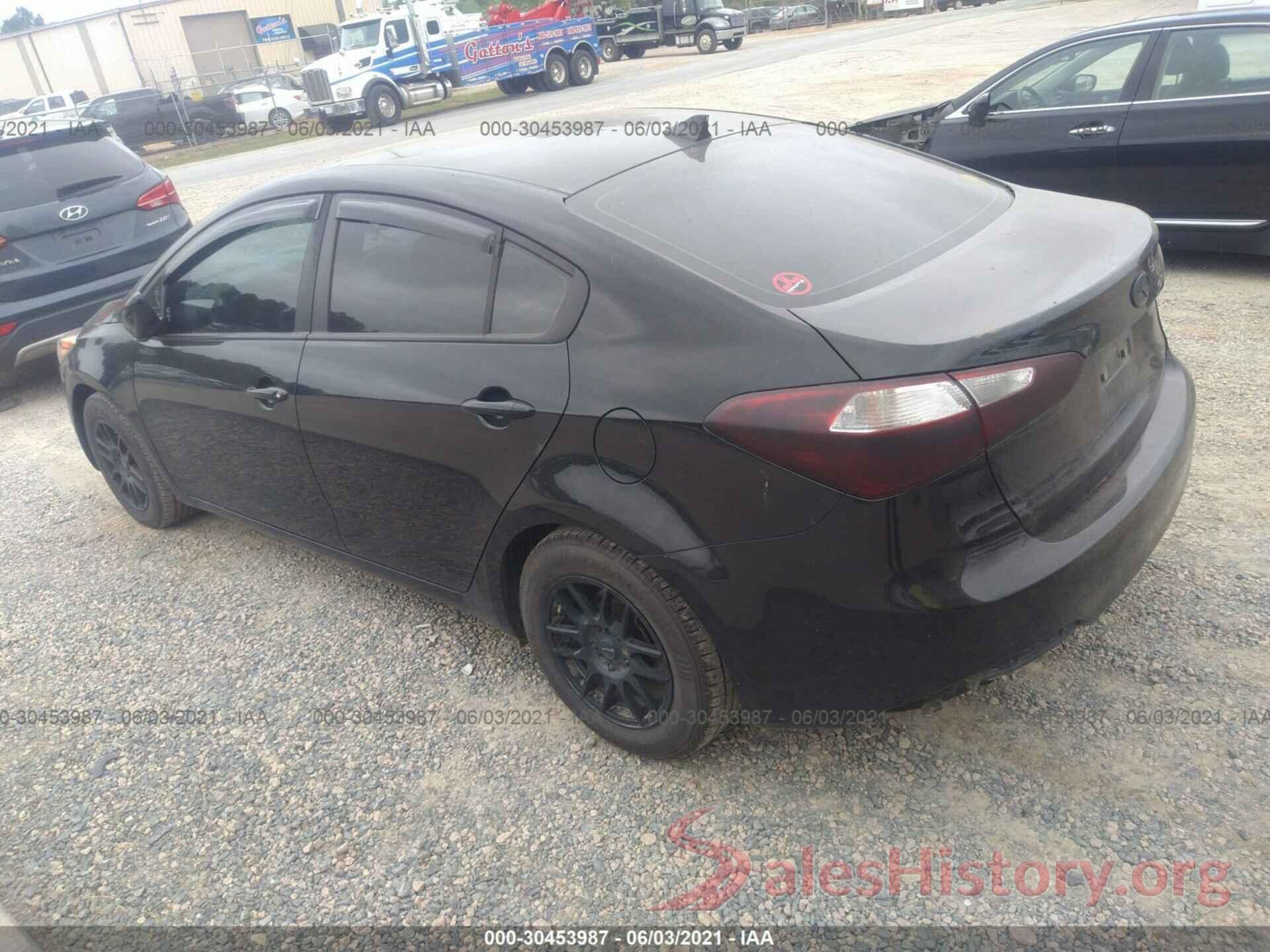 KNAFK4A6XG5597392 2016 KIA FORTE