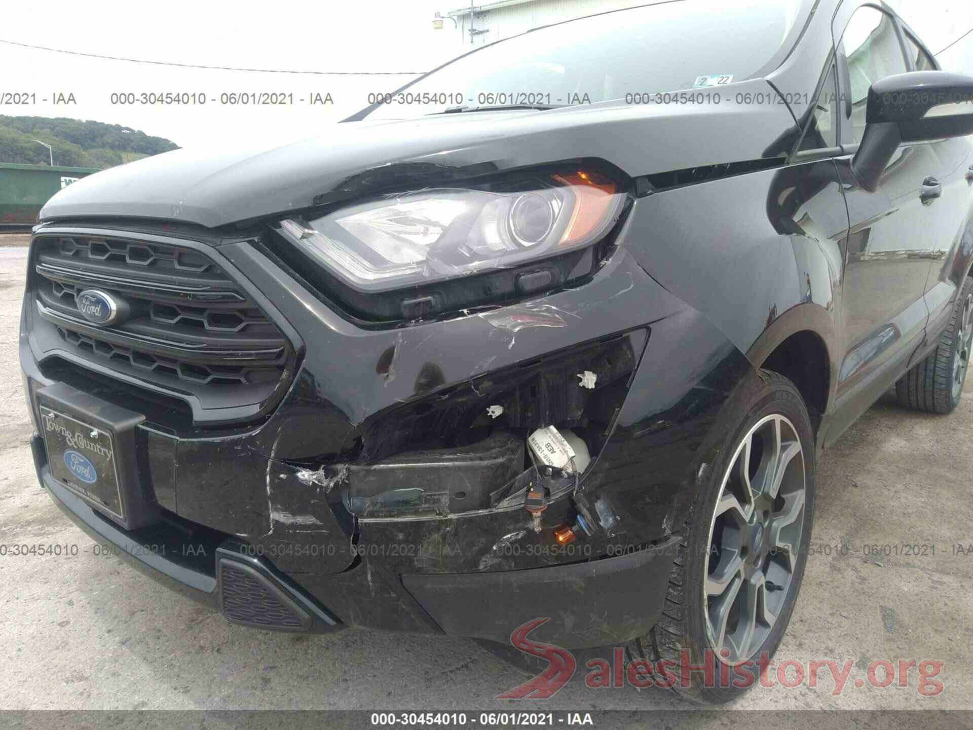 MAJ6S3JL6KC267519 2019 FORD ECOSPORT