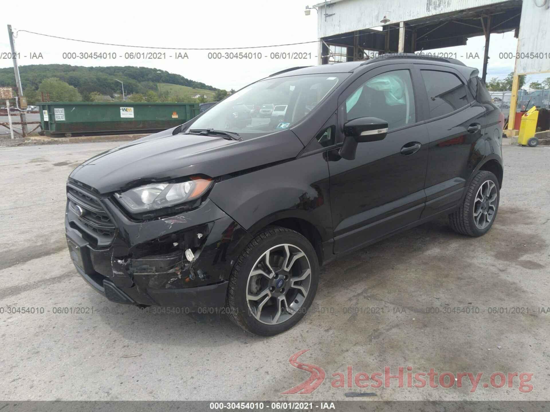 MAJ6S3JL6KC267519 2019 FORD ECOSPORT