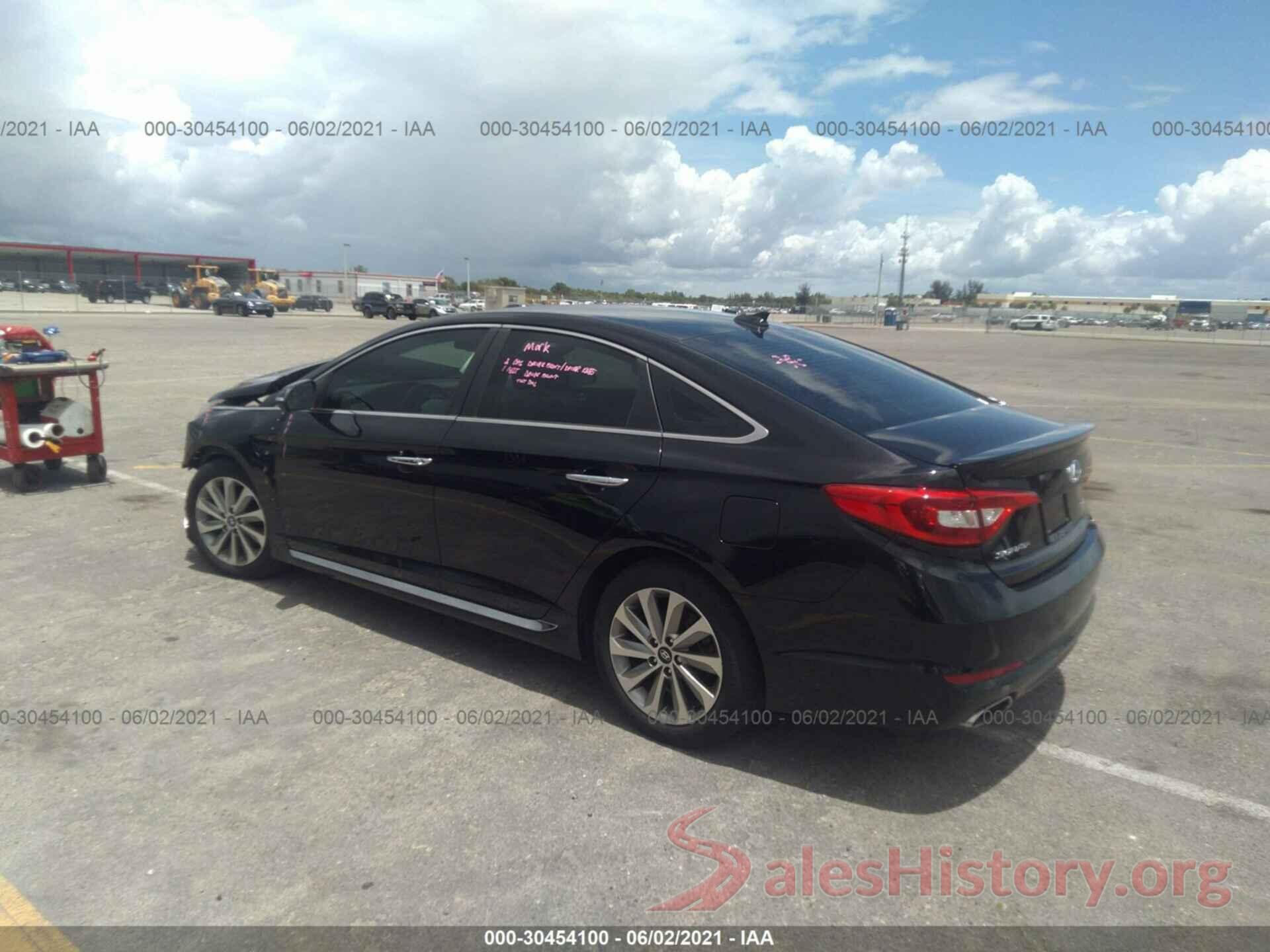 5NPE34AFXHH543586 2017 HYUNDAI SONATA