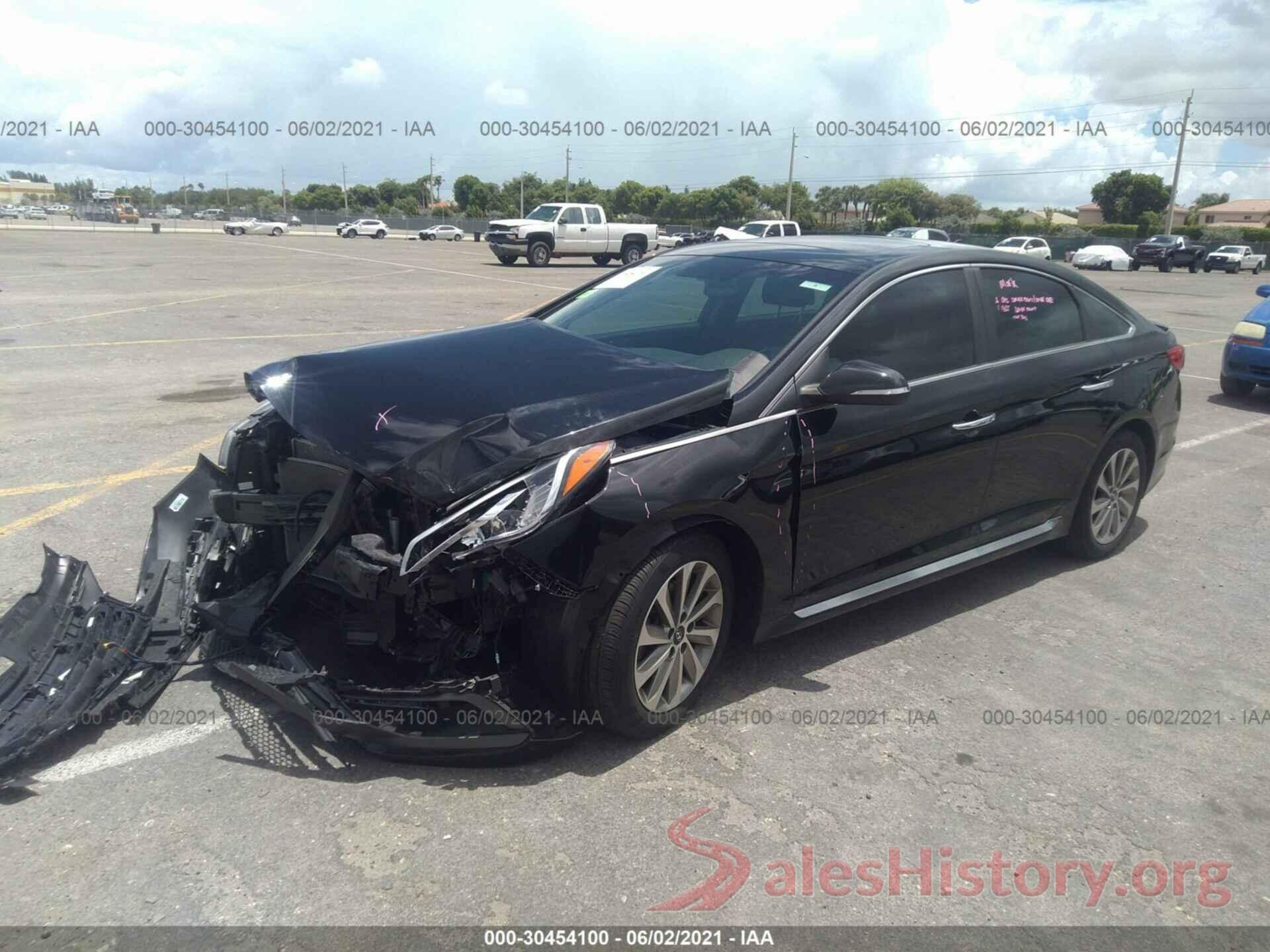 5NPE34AFXHH543586 2017 HYUNDAI SONATA