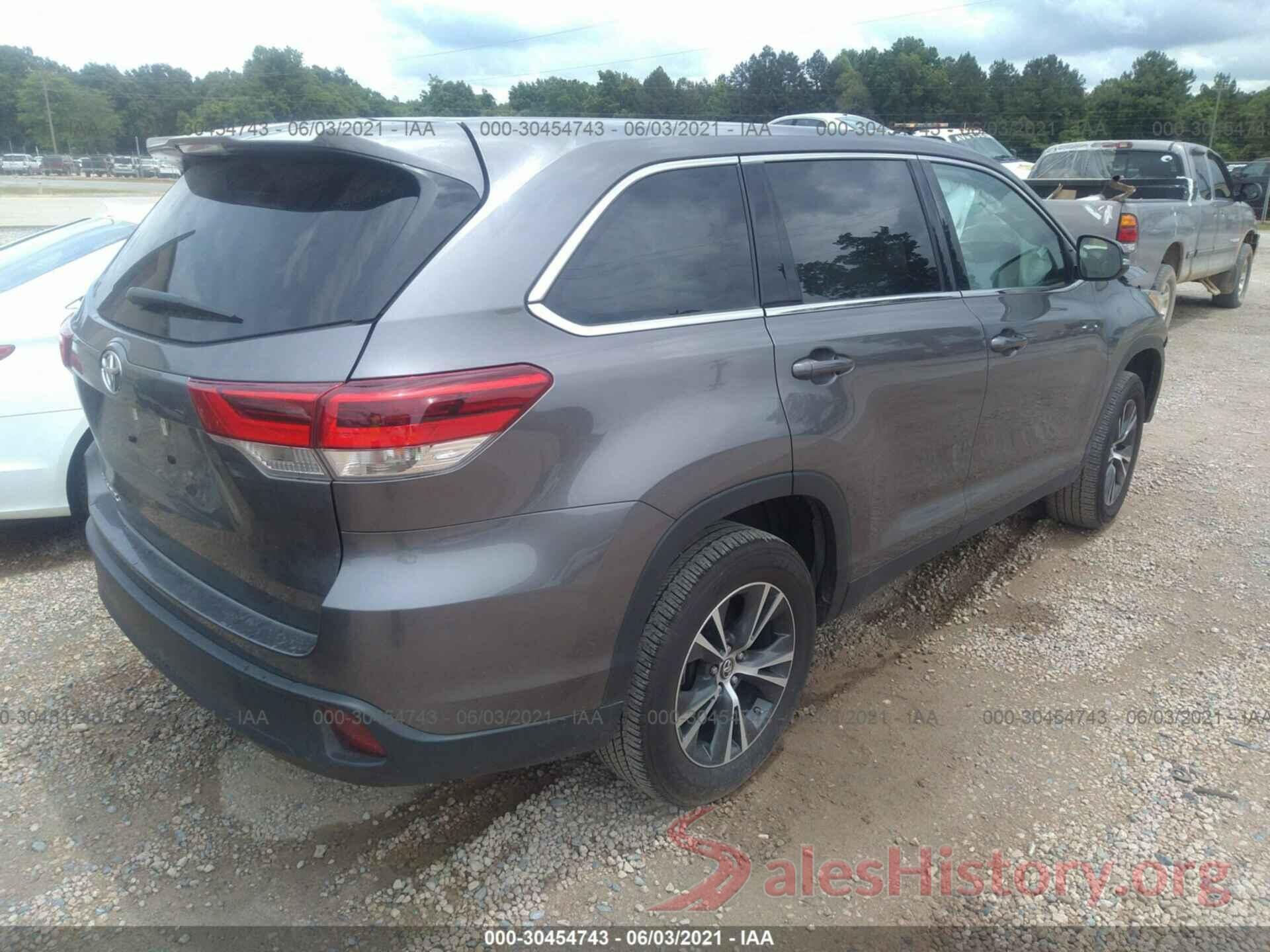 5TDZARFH2KS058567 2019 TOYOTA HIGHLANDER