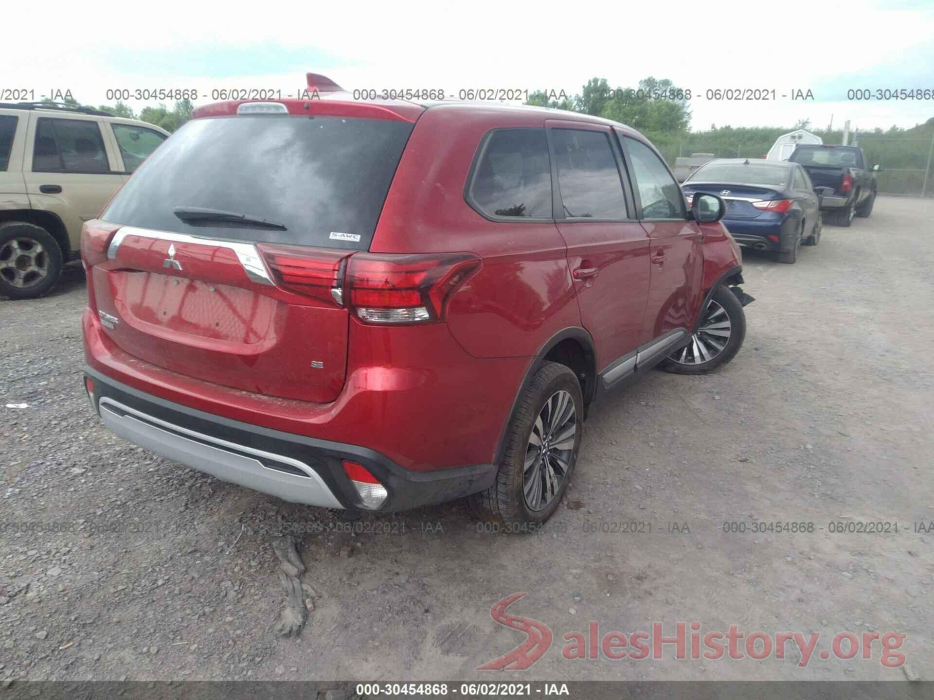 JA4AZ3A34LZ010769 2020 MITSUBISHI OUTLANDER