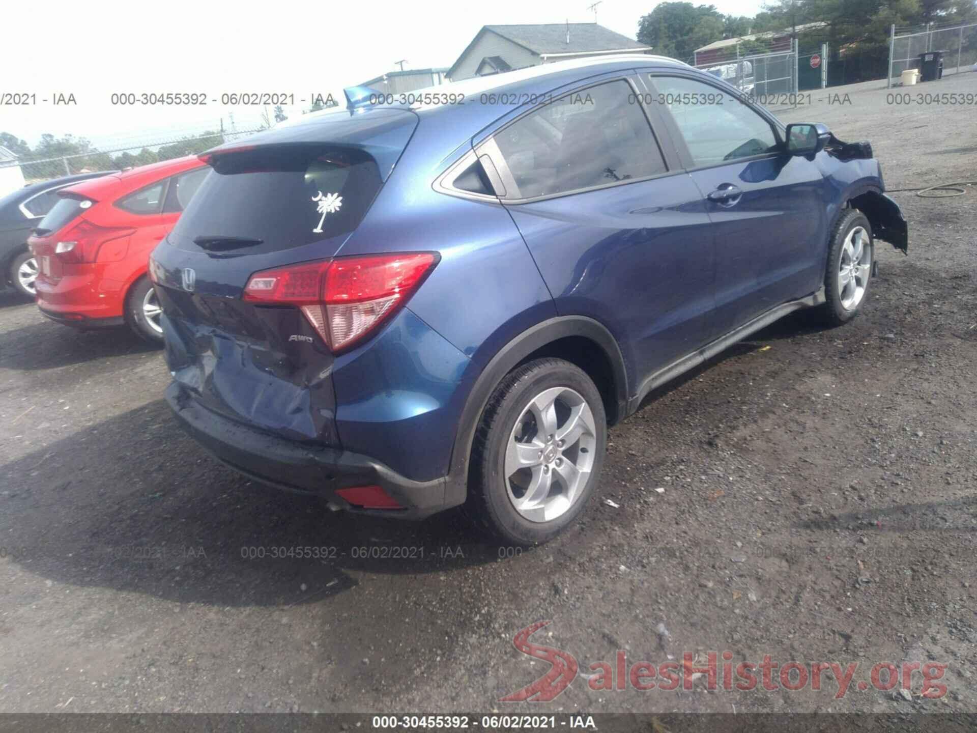 3CZRU6H77GM734815 2016 HONDA HR-V