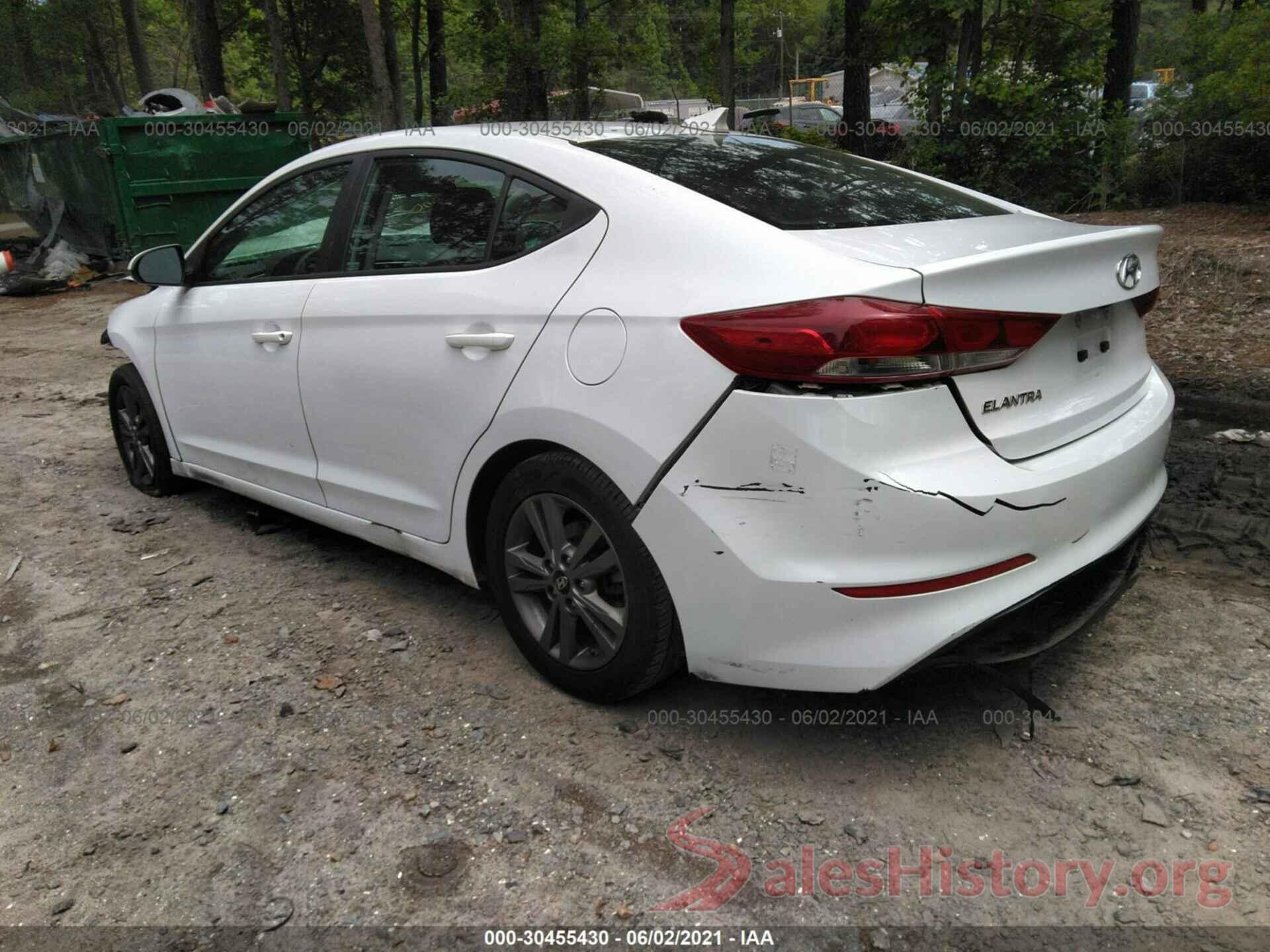 5NPD84LF8JH302089 2018 HYUNDAI ELANTRA