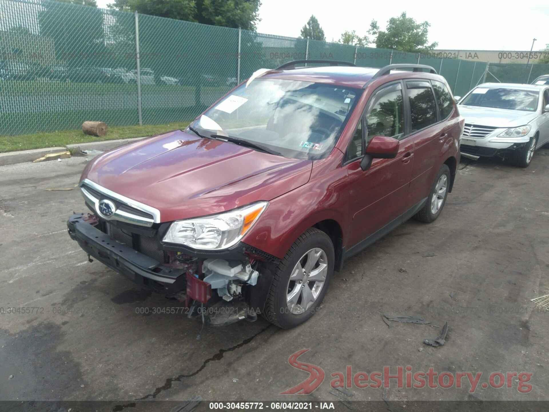 JF2SJAFCXGH437577 2016 SUBARU FORESTER