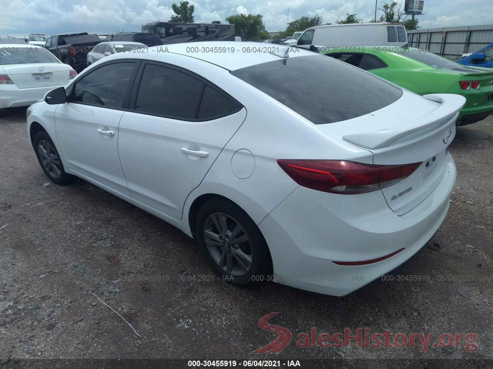 5NPD84LF6HH182609 2017 HYUNDAI ELANTRA