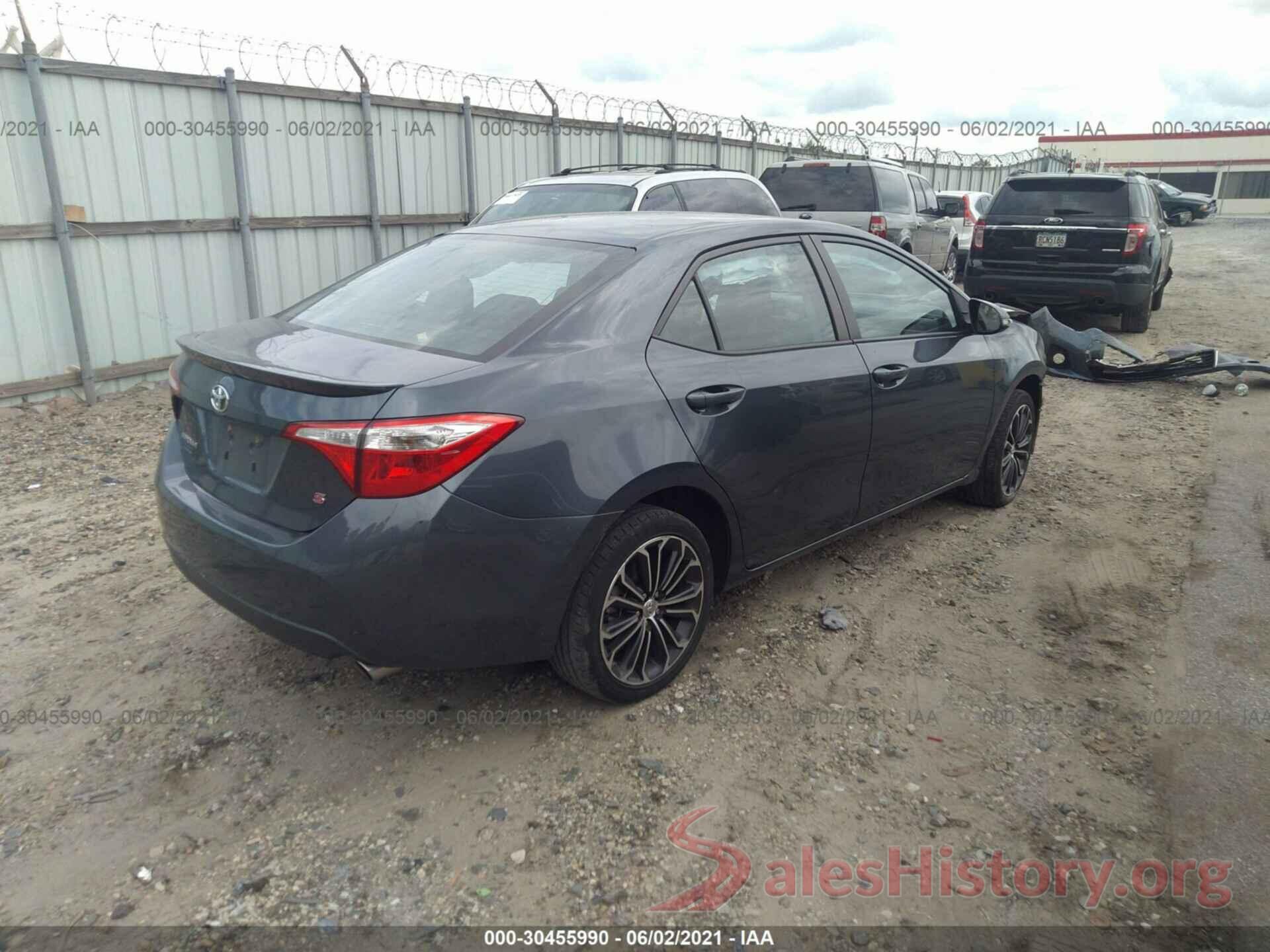 2T1BURHE7GC704245 2016 TOYOTA COROLLA