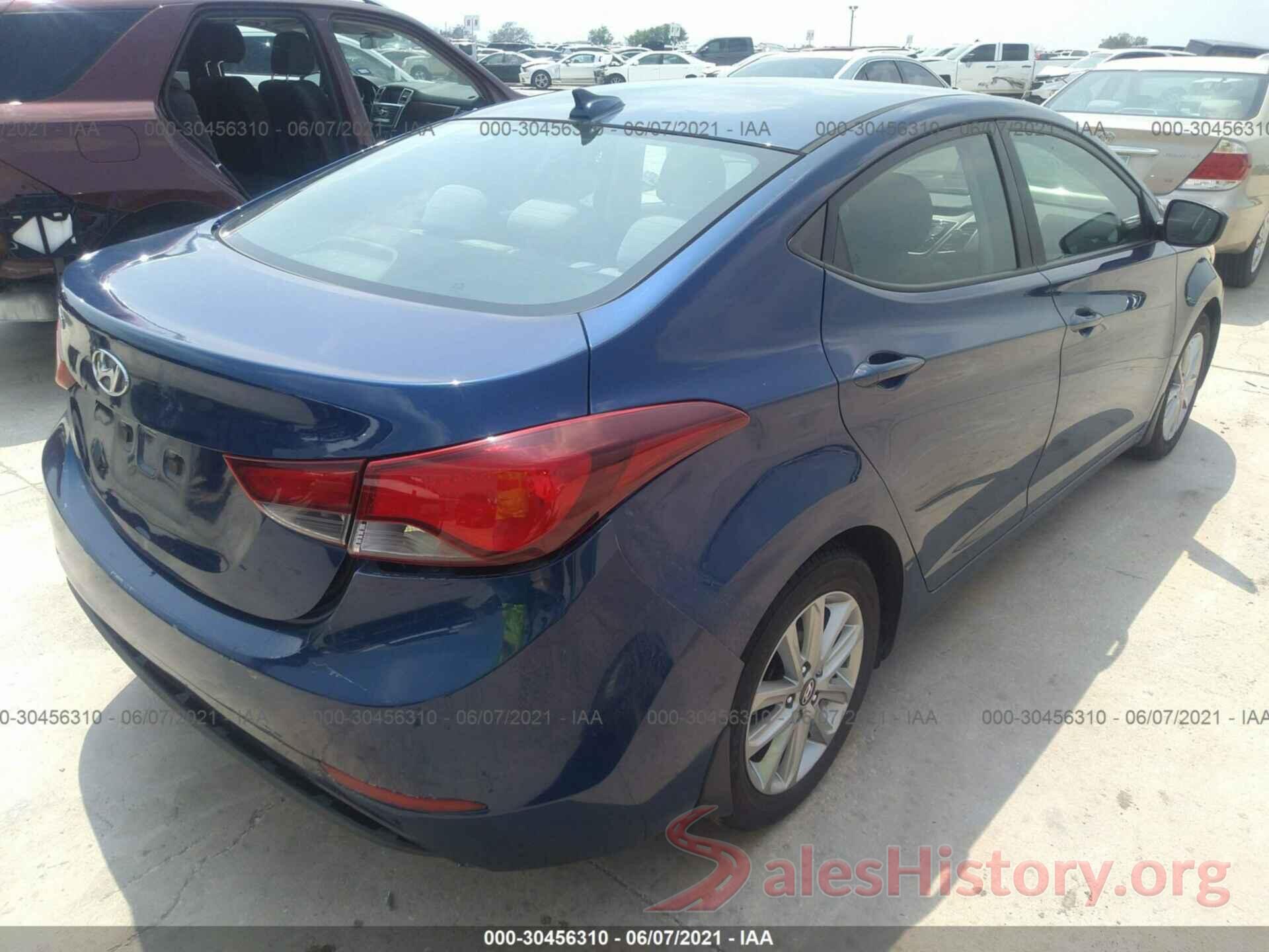 5NPDH4AE7GH723515 2016 HYUNDAI ELANTRA