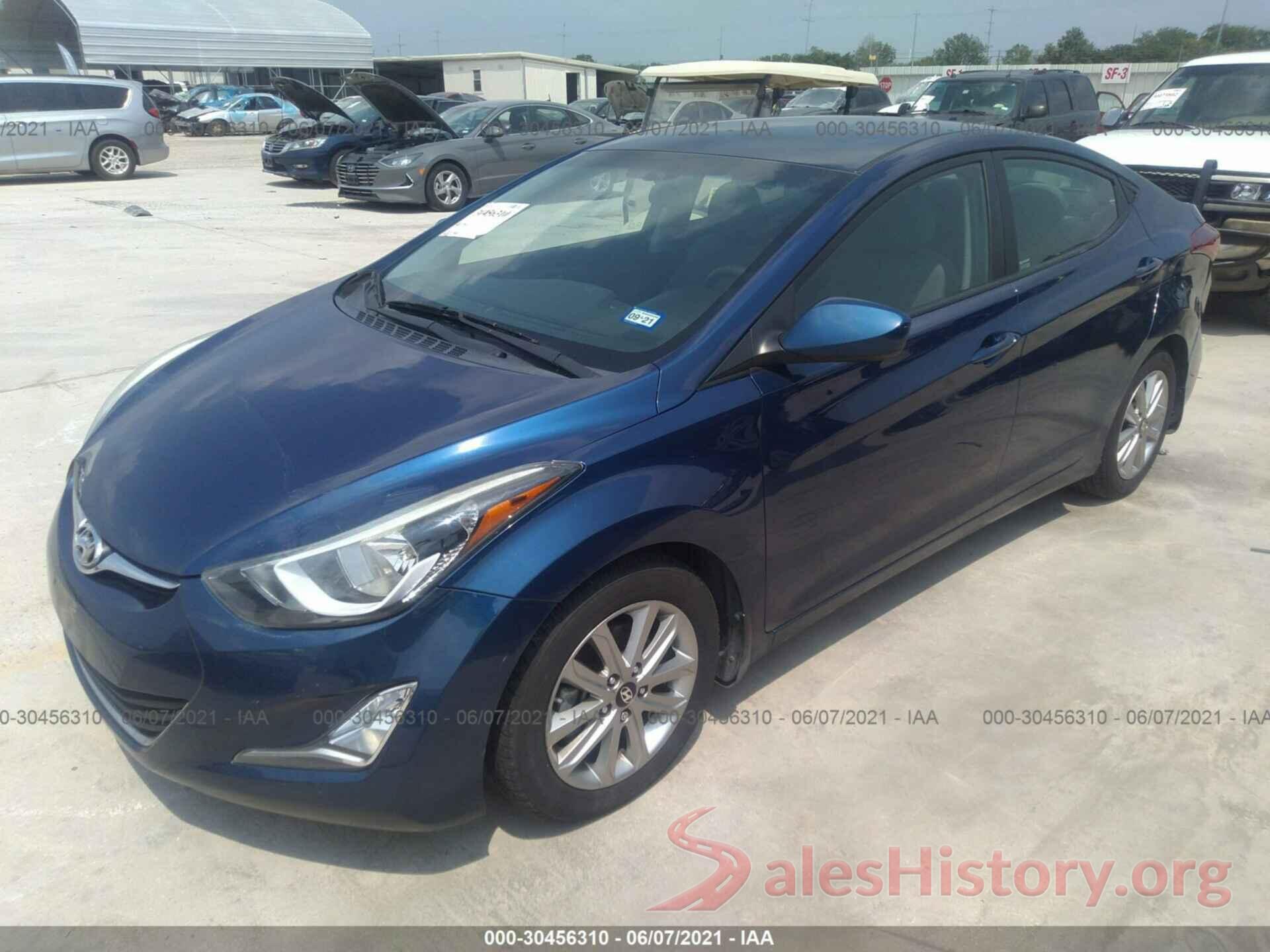 5NPDH4AE7GH723515 2016 HYUNDAI ELANTRA