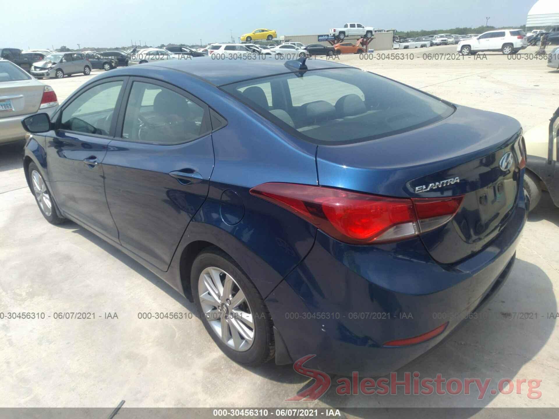 5NPDH4AE7GH723515 2016 HYUNDAI ELANTRA