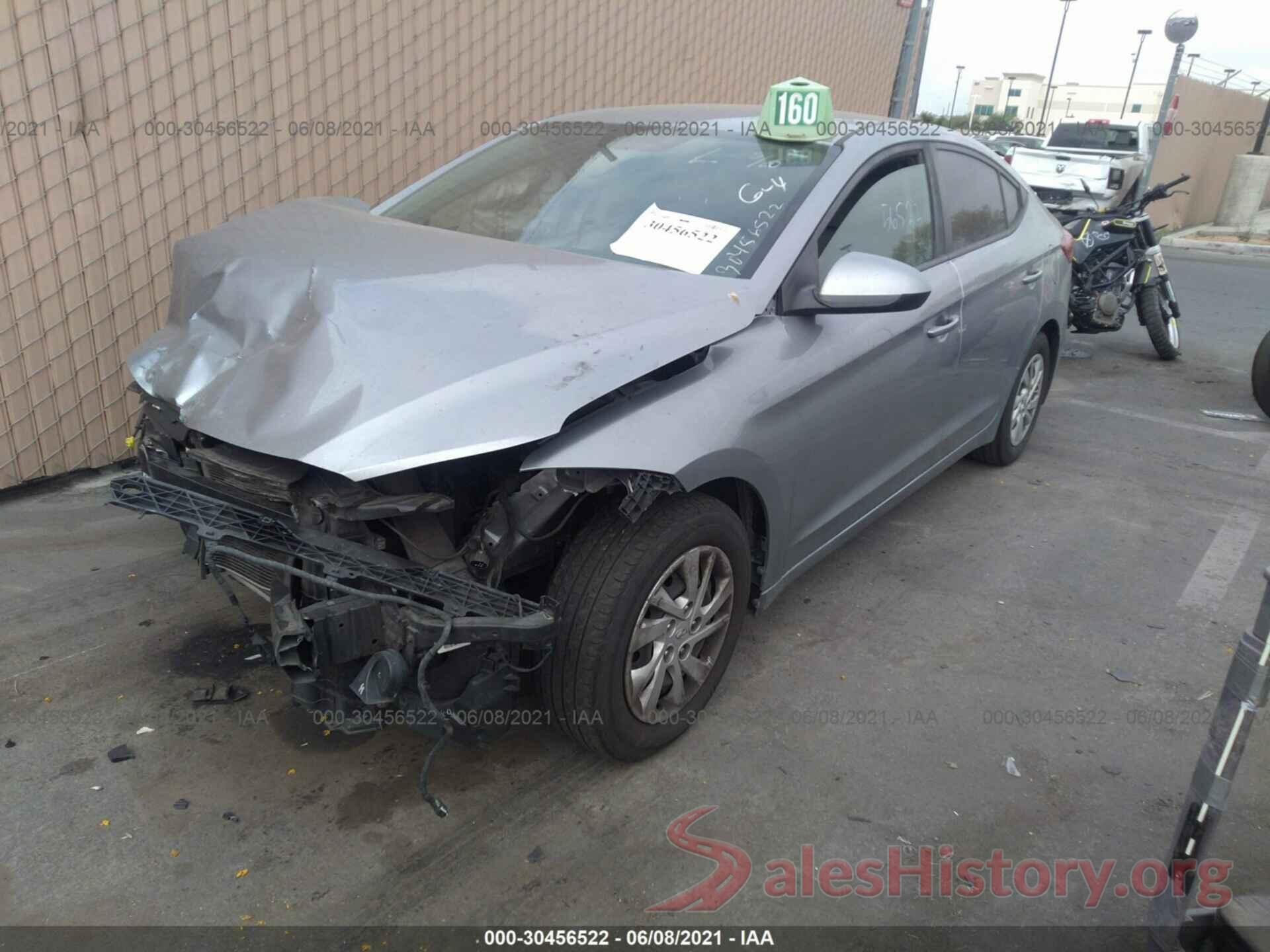 5NPD74LF5HH091642 2017 HYUNDAI ELANTRA