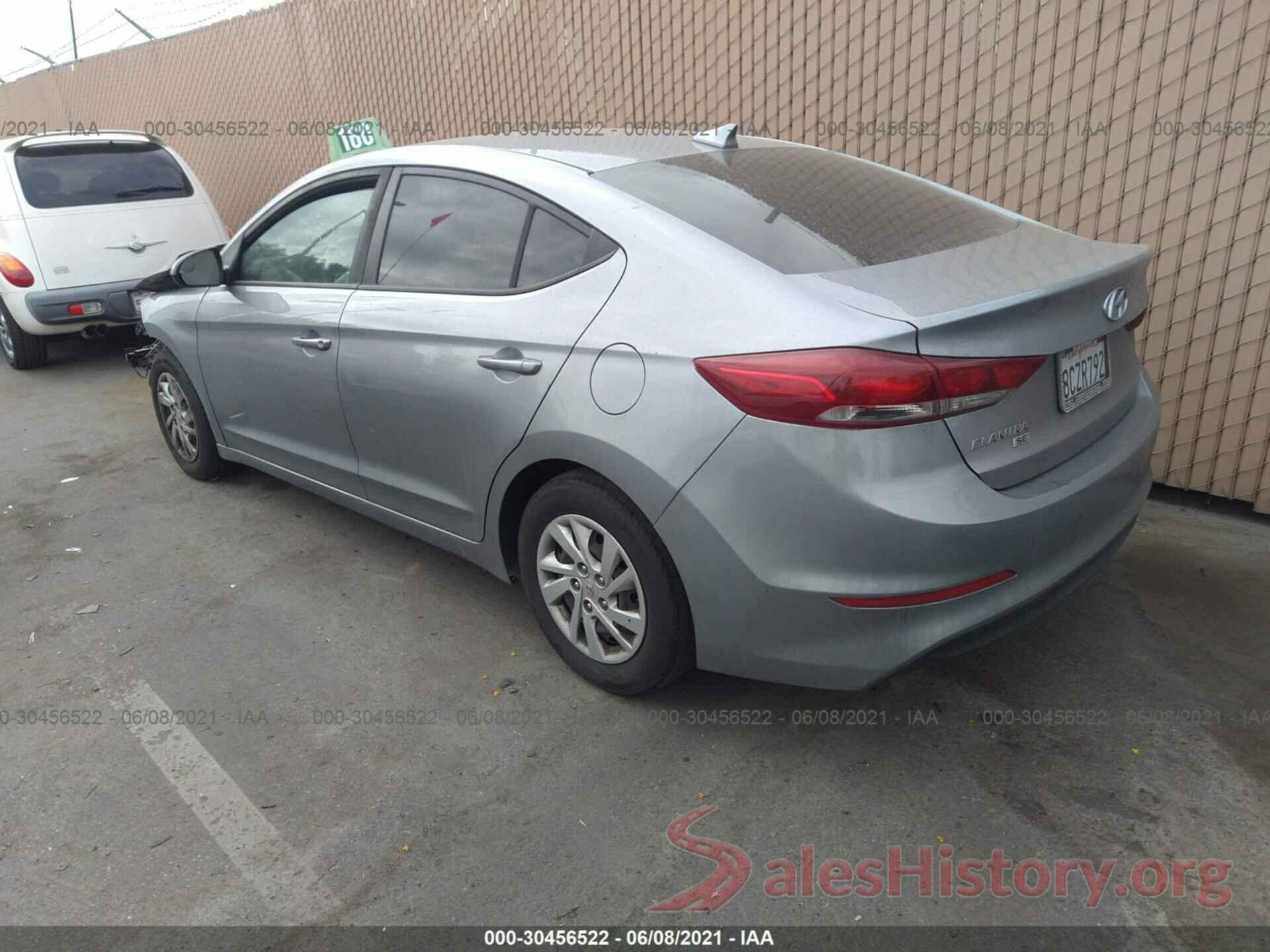 5NPD74LF5HH091642 2017 HYUNDAI ELANTRA