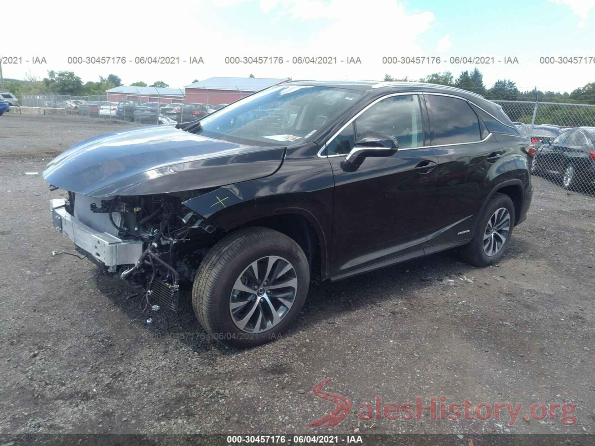 2T2HGMDAXLC051780 2020 LEXUS RX