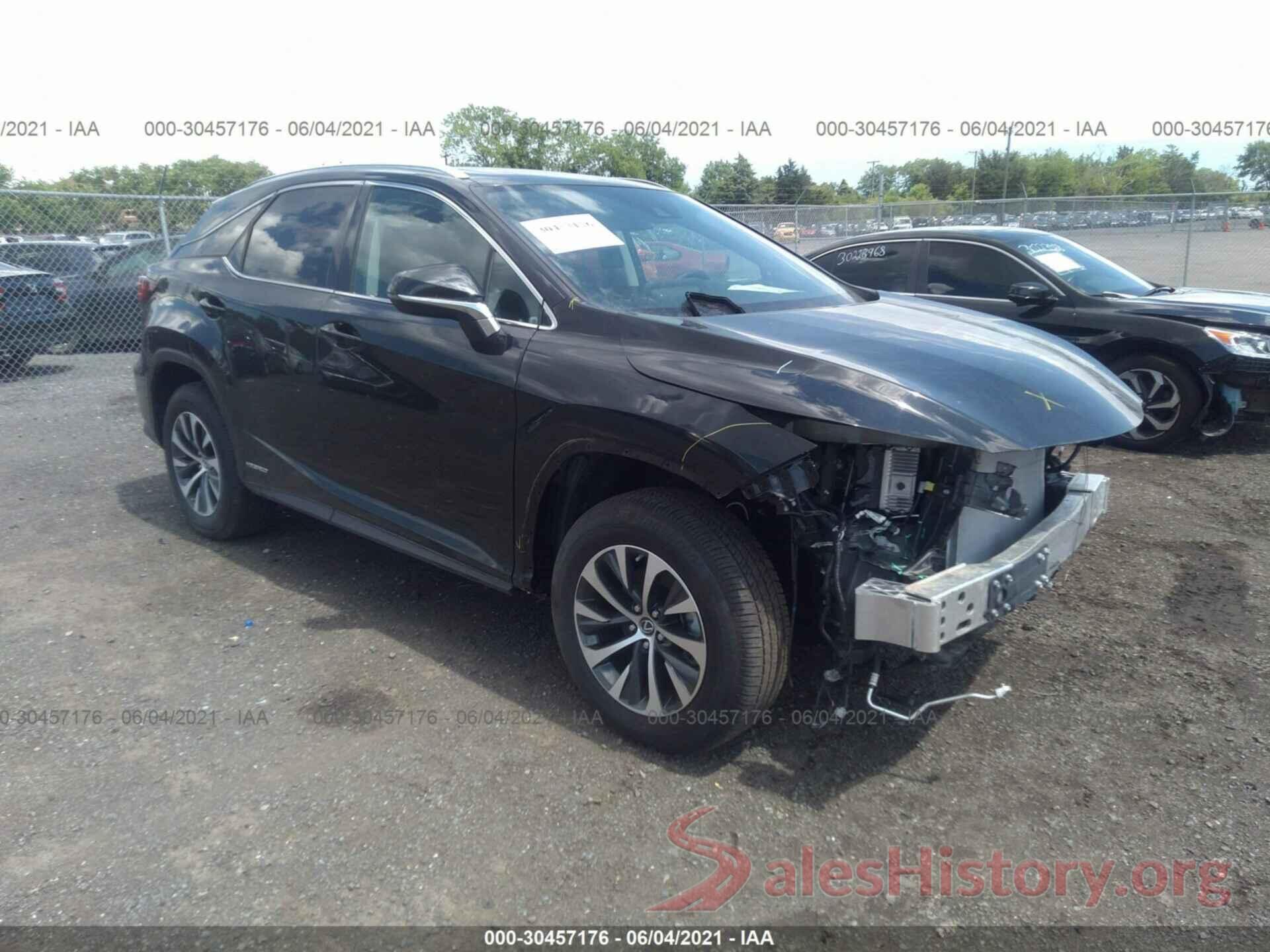 2T2HGMDAXLC051780 2020 LEXUS RX