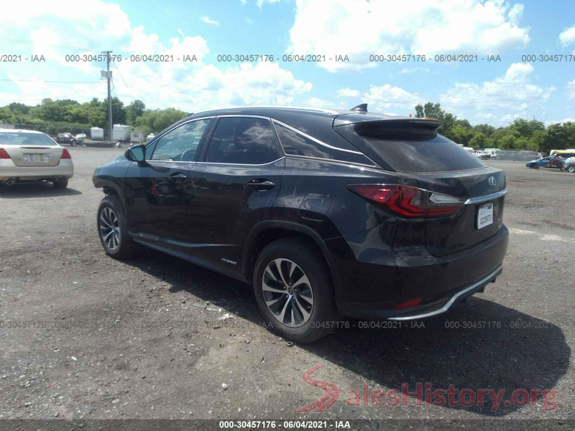 2T2HGMDAXLC051780 2020 LEXUS RX