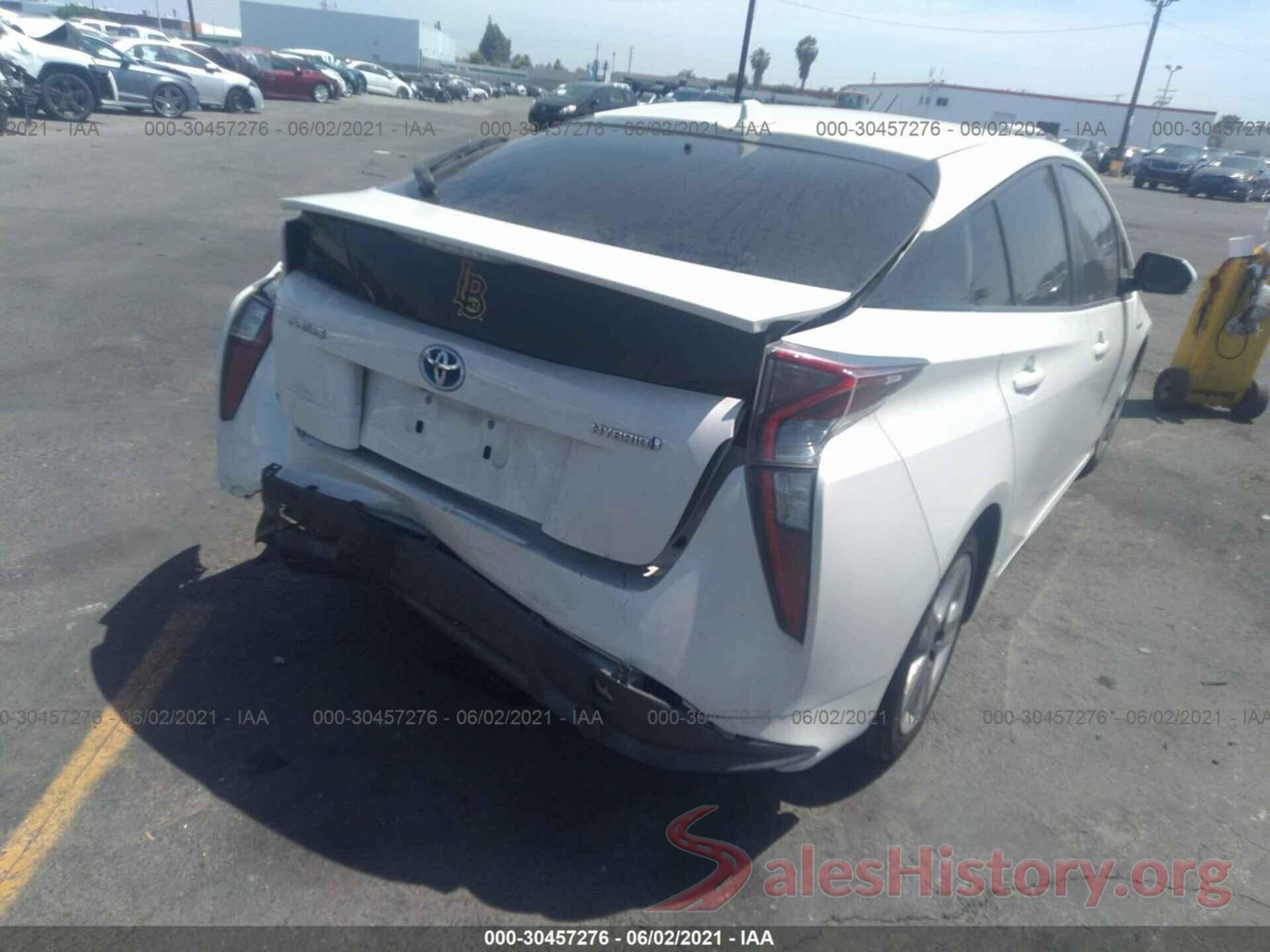 JTDKARFU0G3007253 2016 TOYOTA PRIUS