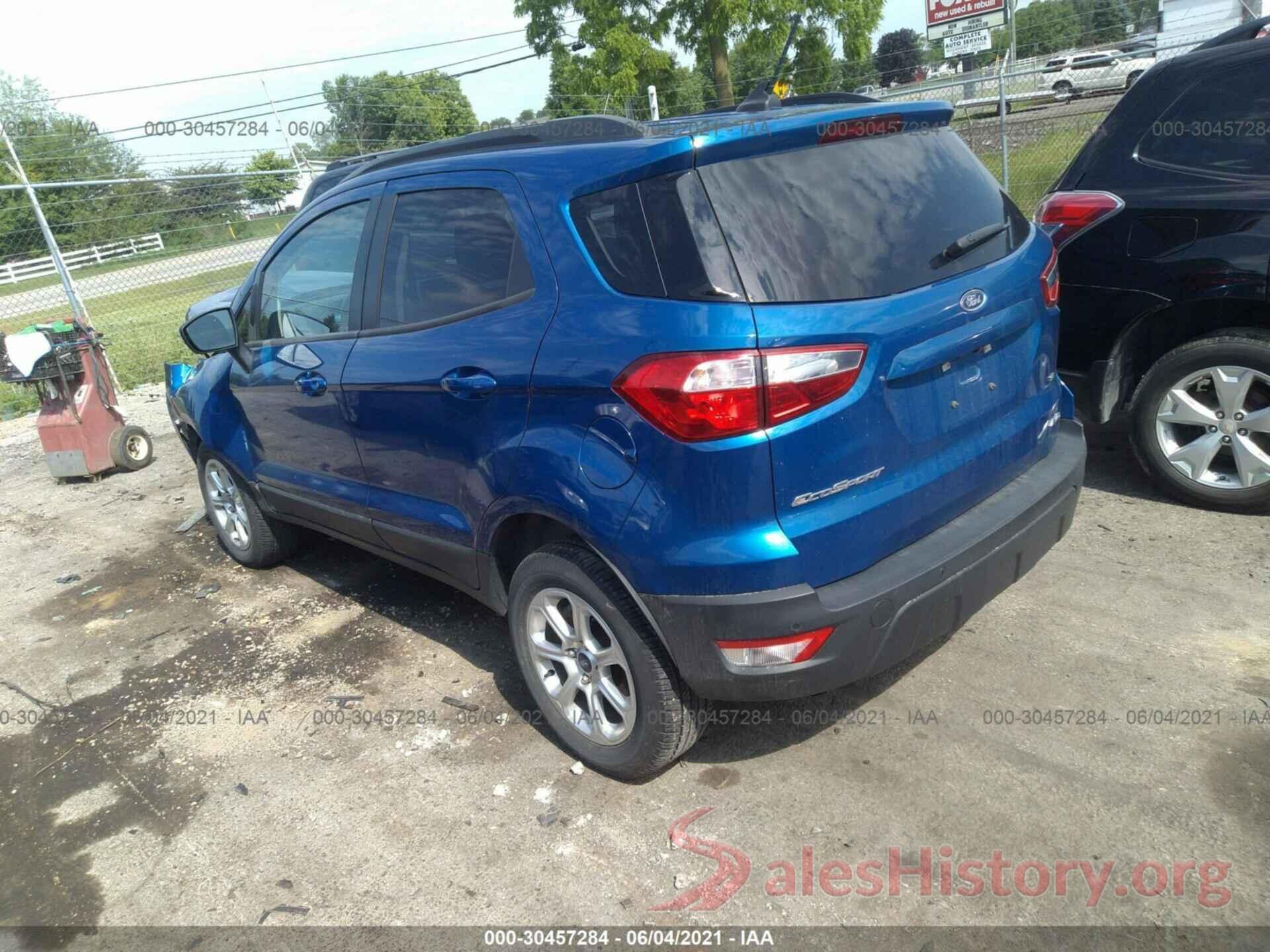 MAJ6S3GL5KC304938 2019 FORD ECOSPORT