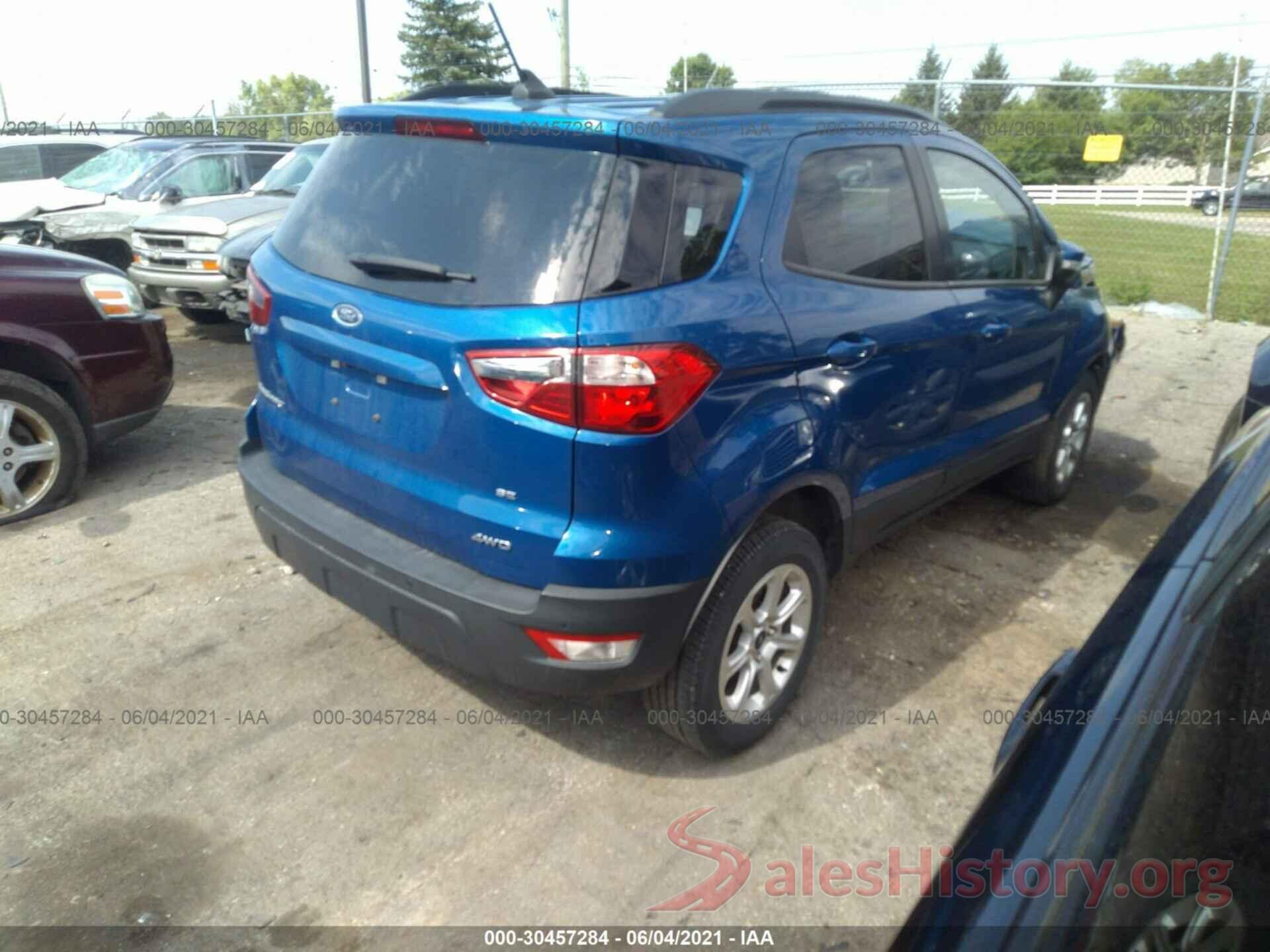 MAJ6S3GL5KC304938 2019 FORD ECOSPORT