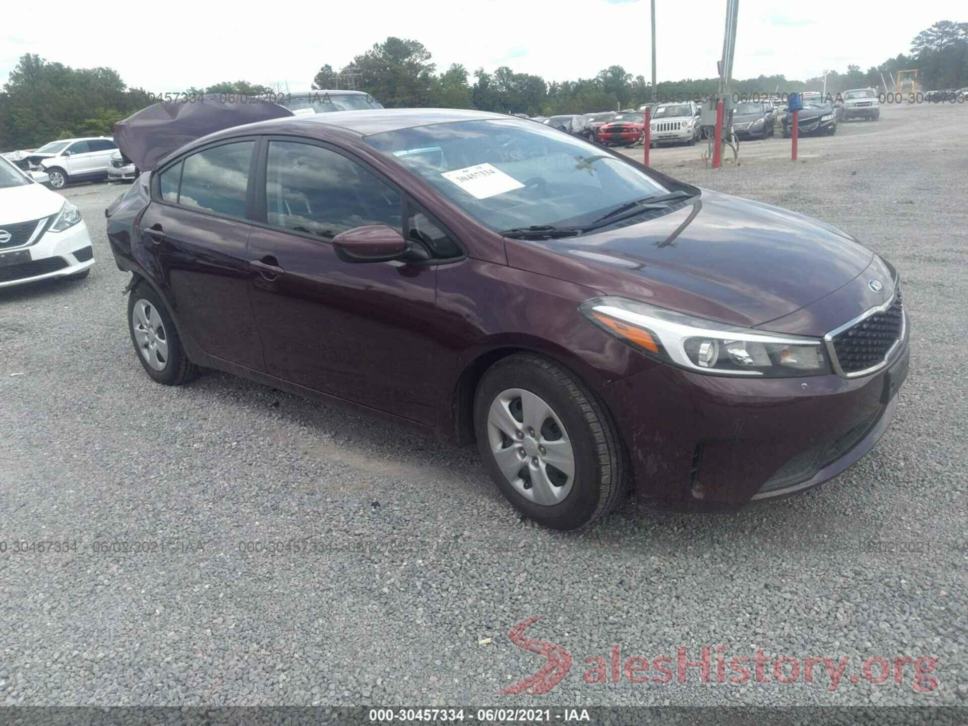 3KPFK4A77HE144350 2017 KIA FORTE