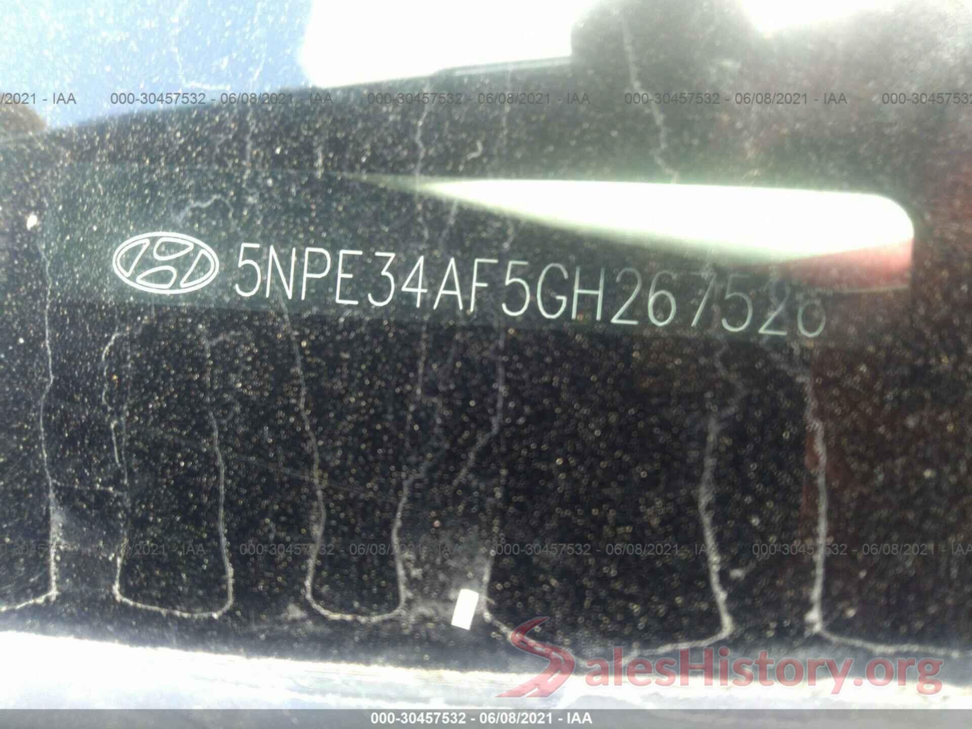 5NPE34AF5GH267526 2016 HYUNDAI SONATA