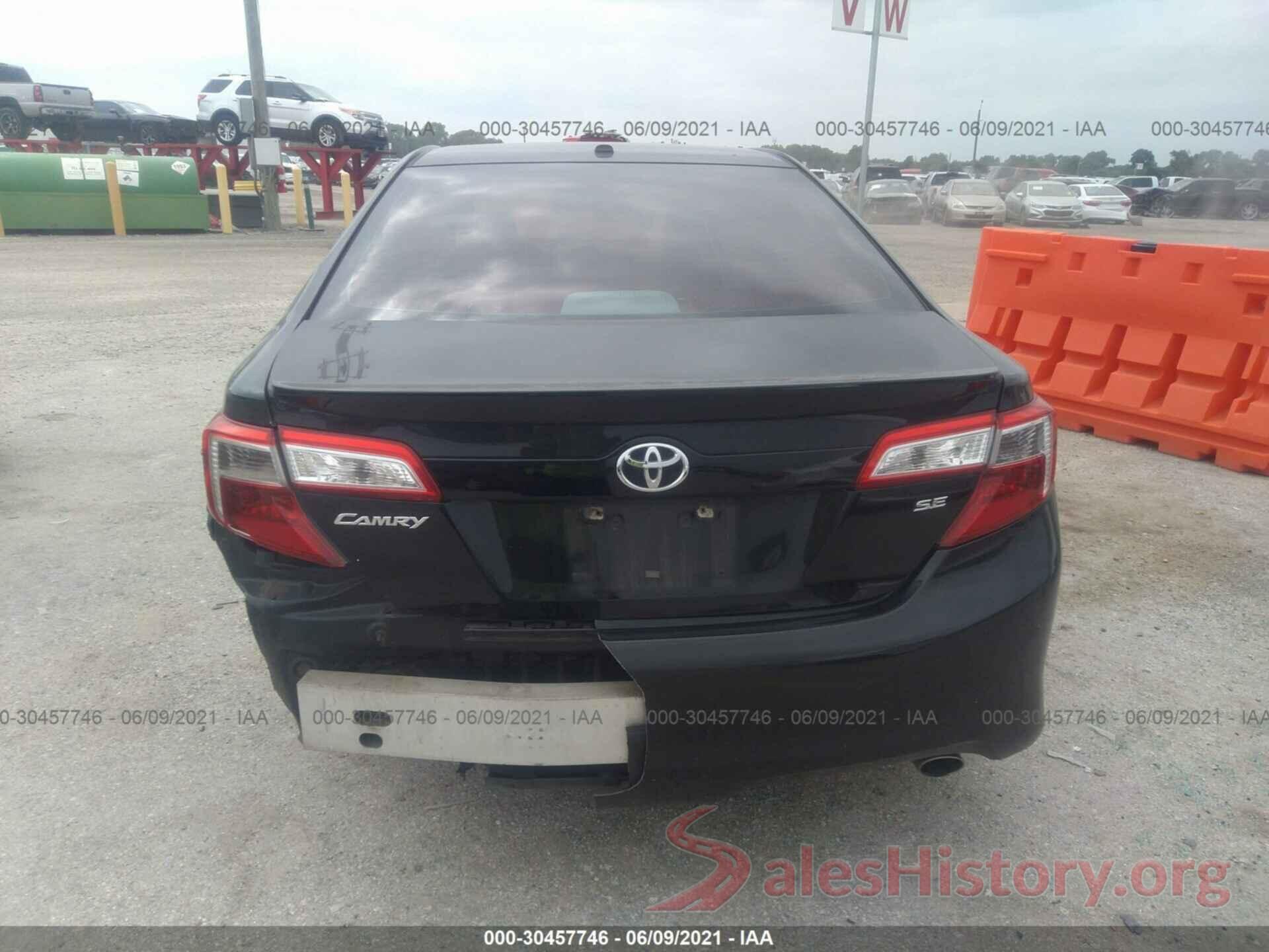 4T1BF1FKXCU154021 2012 TOYOTA CAMRY