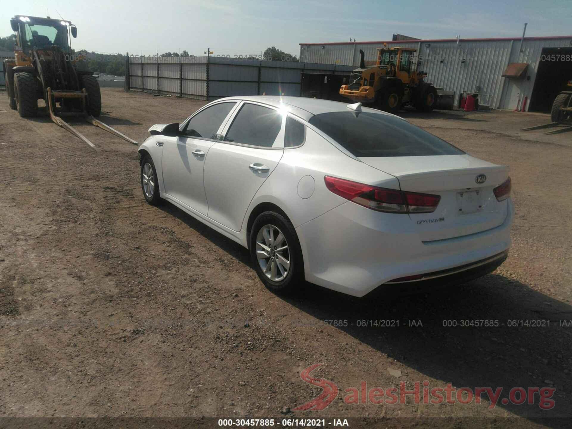 KNAGT4L35G5100821 2016 KIA OPTIMA