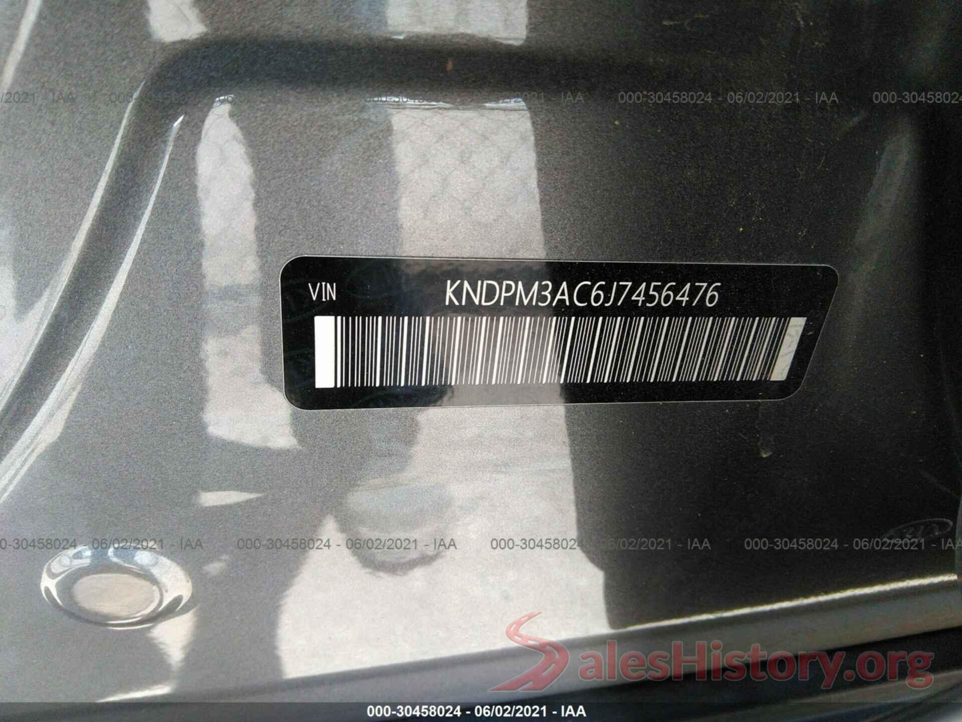 KNDPM3AC6J7456476 2018 KIA SPORTAGE